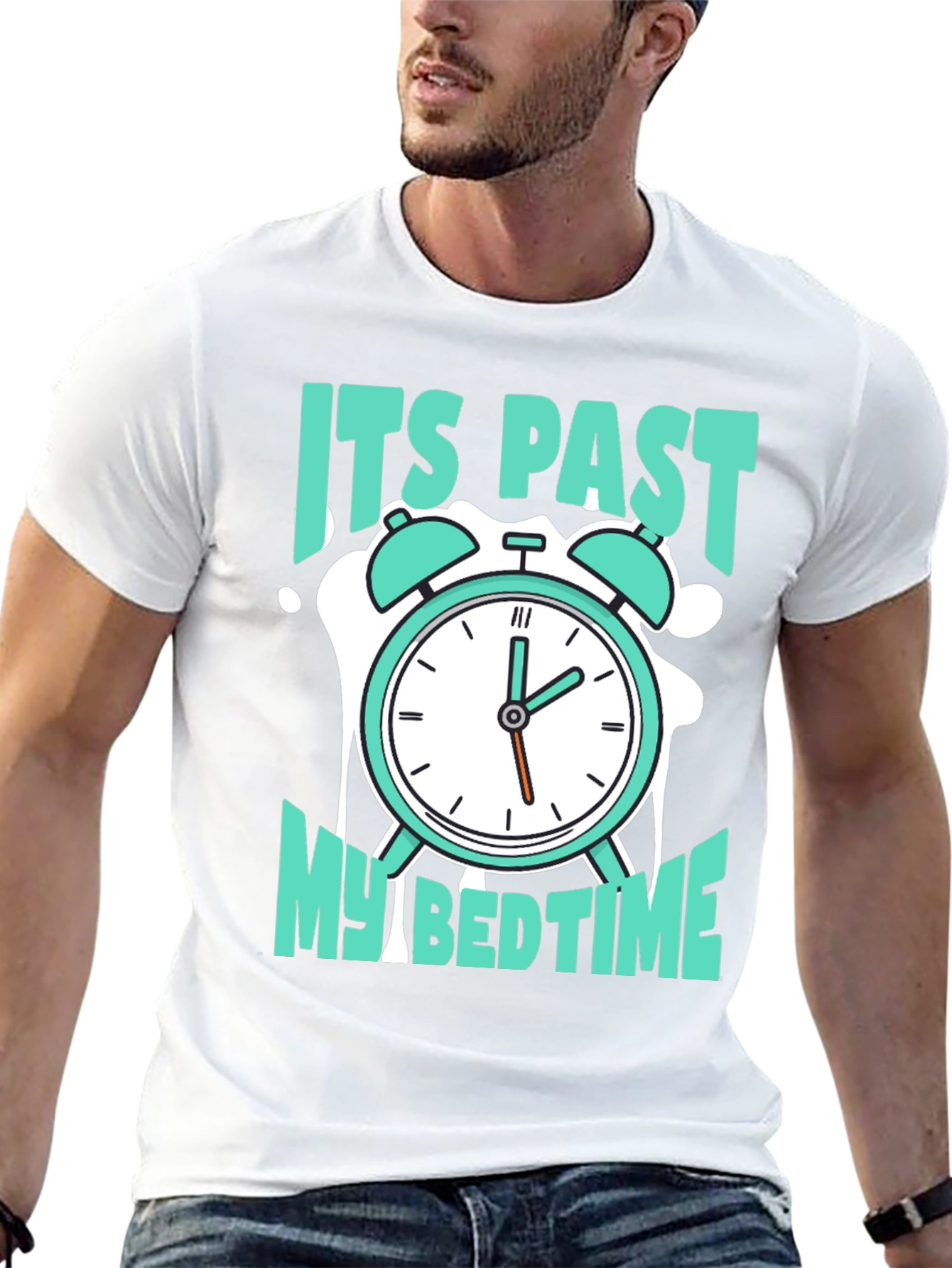 Funny Bedtime T-Shirt - Alarm Clock Design
