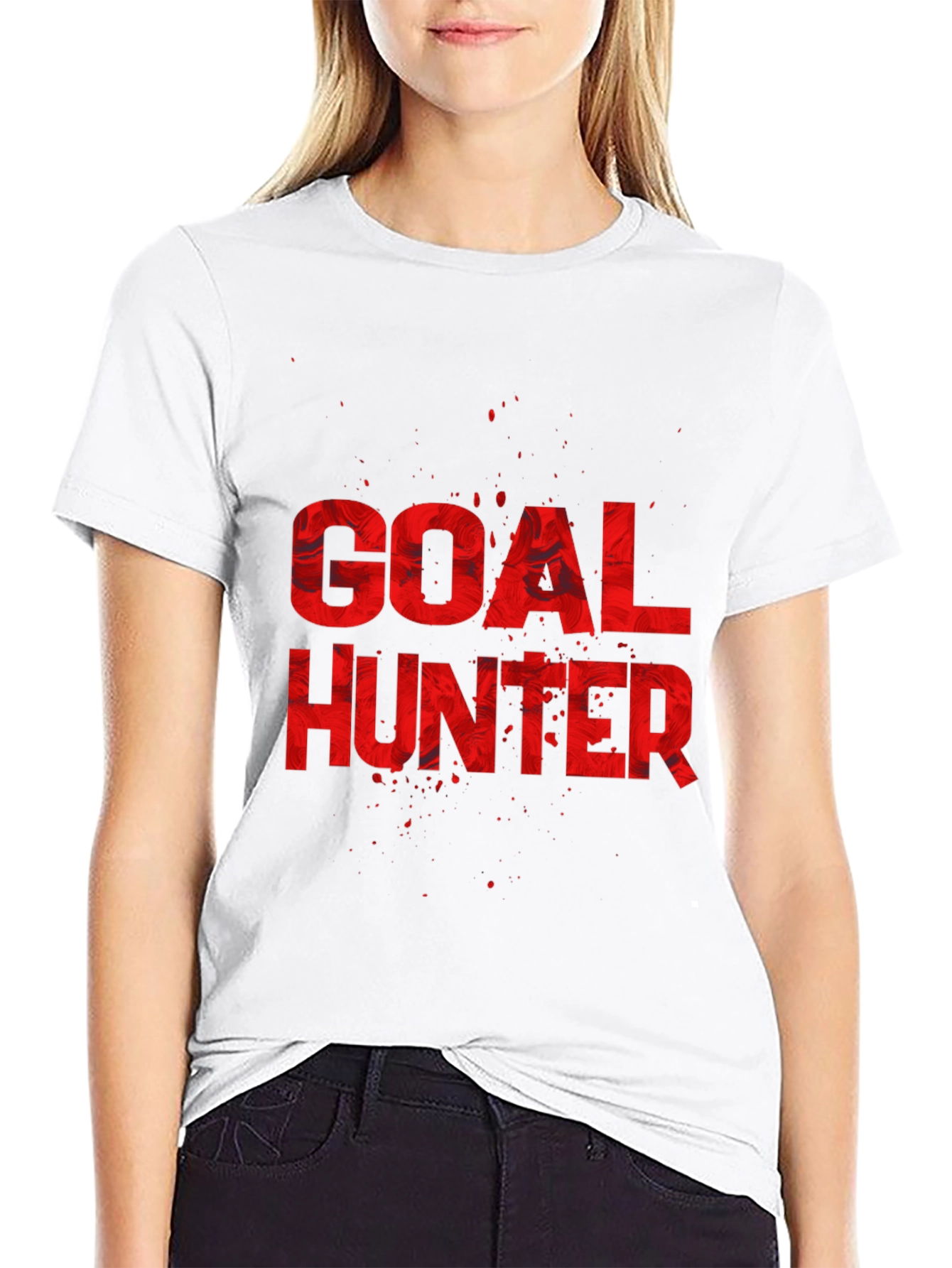 Goal Hunter Graphic T-Shirt - Black