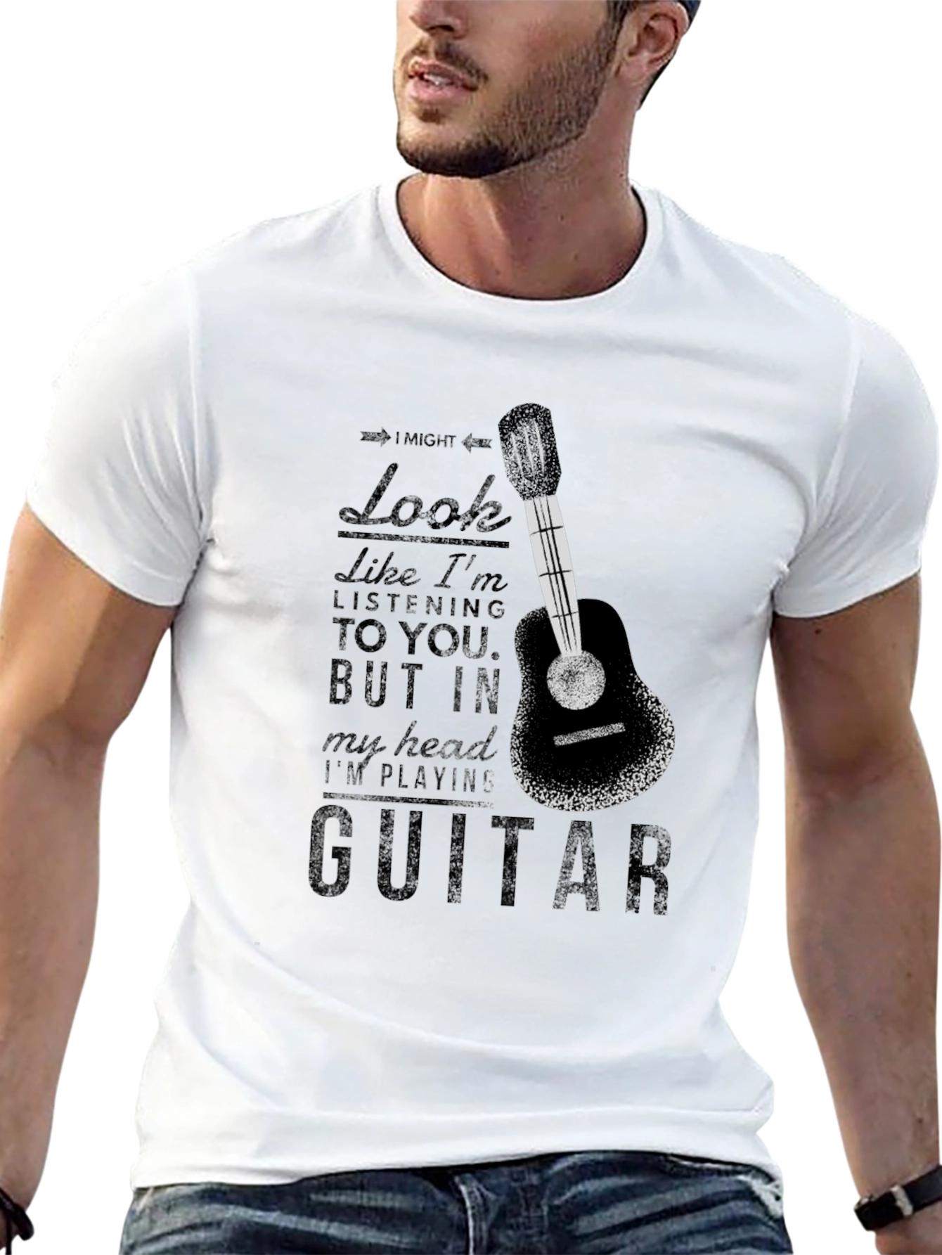 Guitar Player T-Shirt - In My Head Tee