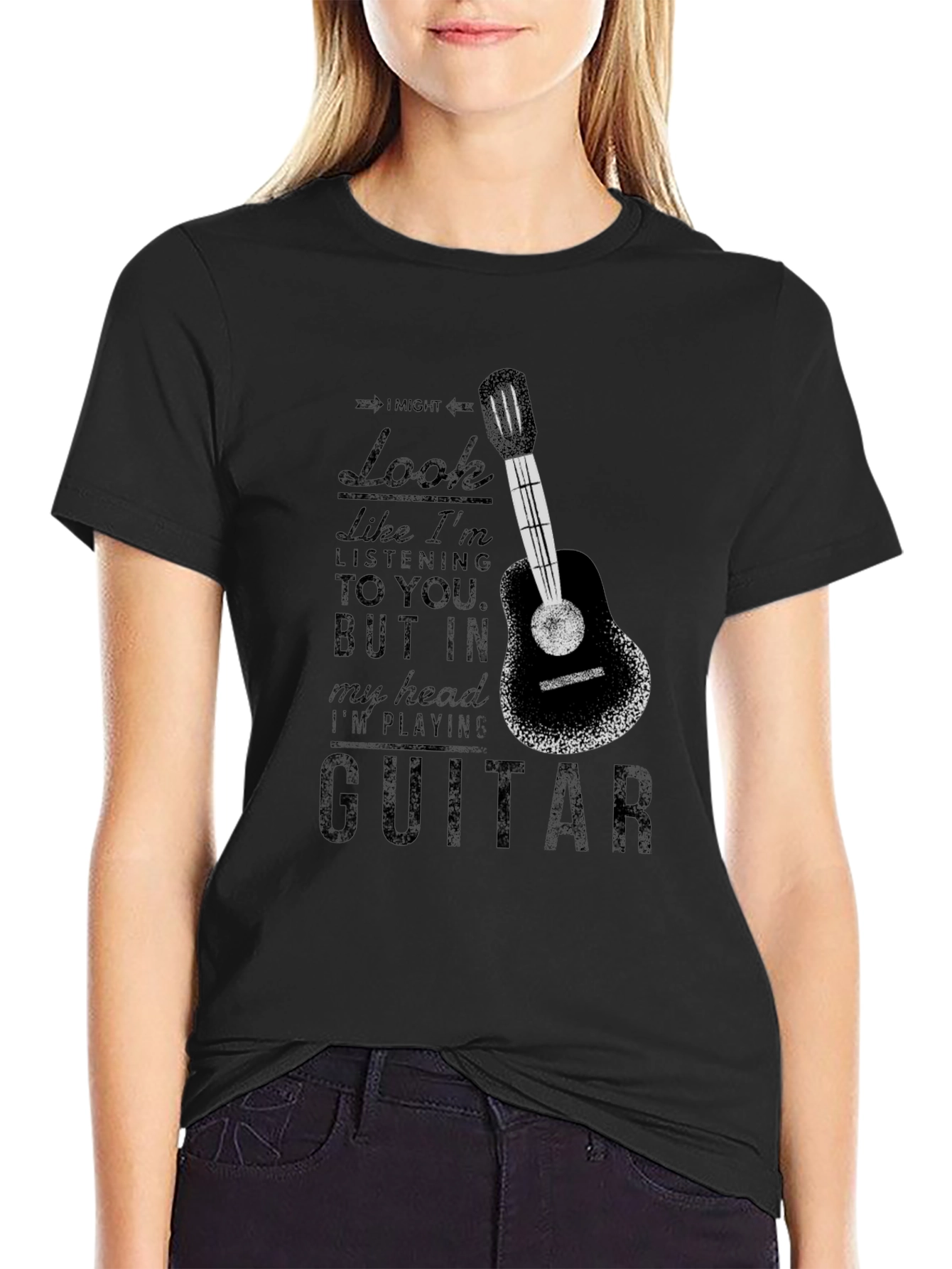 Guitar Player T-Shirt - In My Head Tee