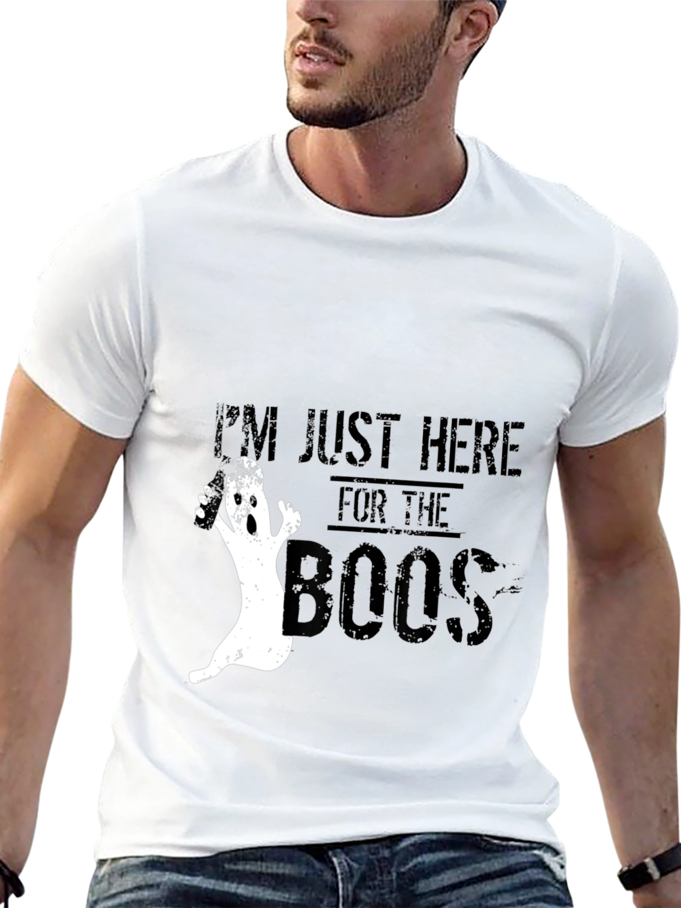 Im Just Here for the Boos Halloween T-Shirt