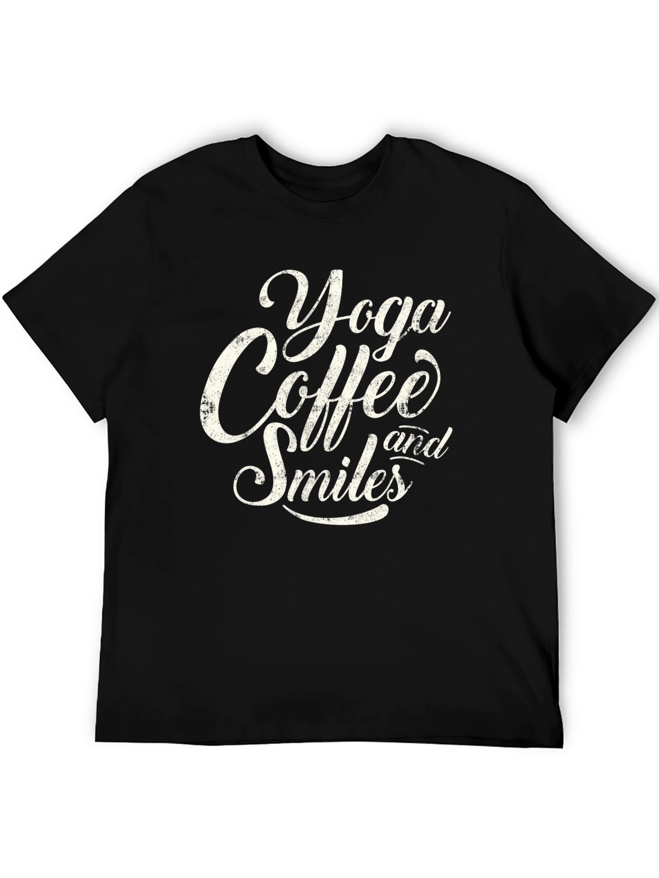 Yoga Coffee Smiles Graphic Tee