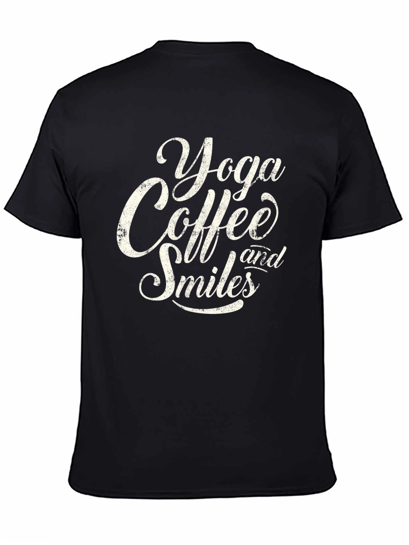 Yoga Coffee Smiles Graphic Tee