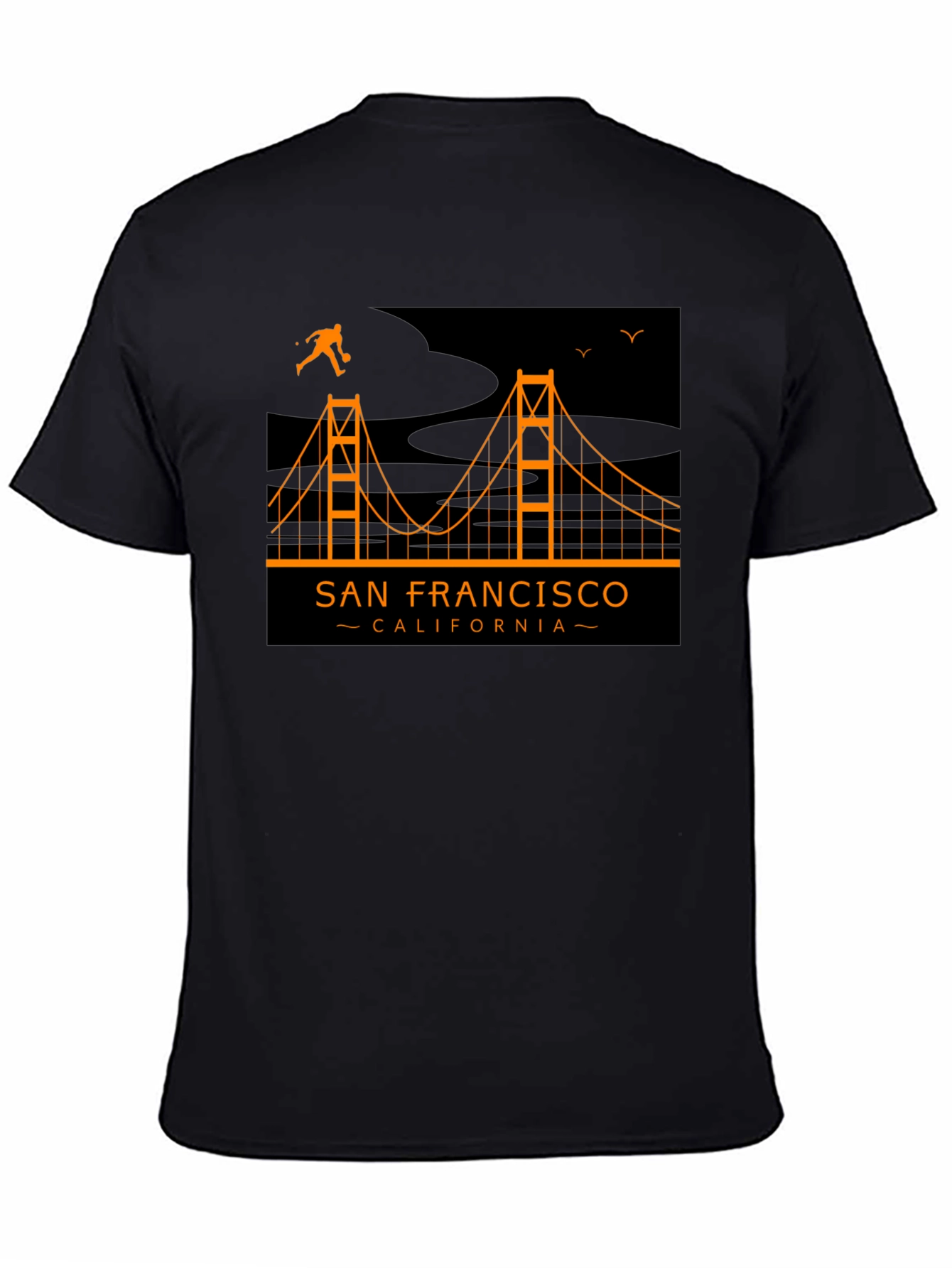 San Francisco Bridge Graphic Tee - Black