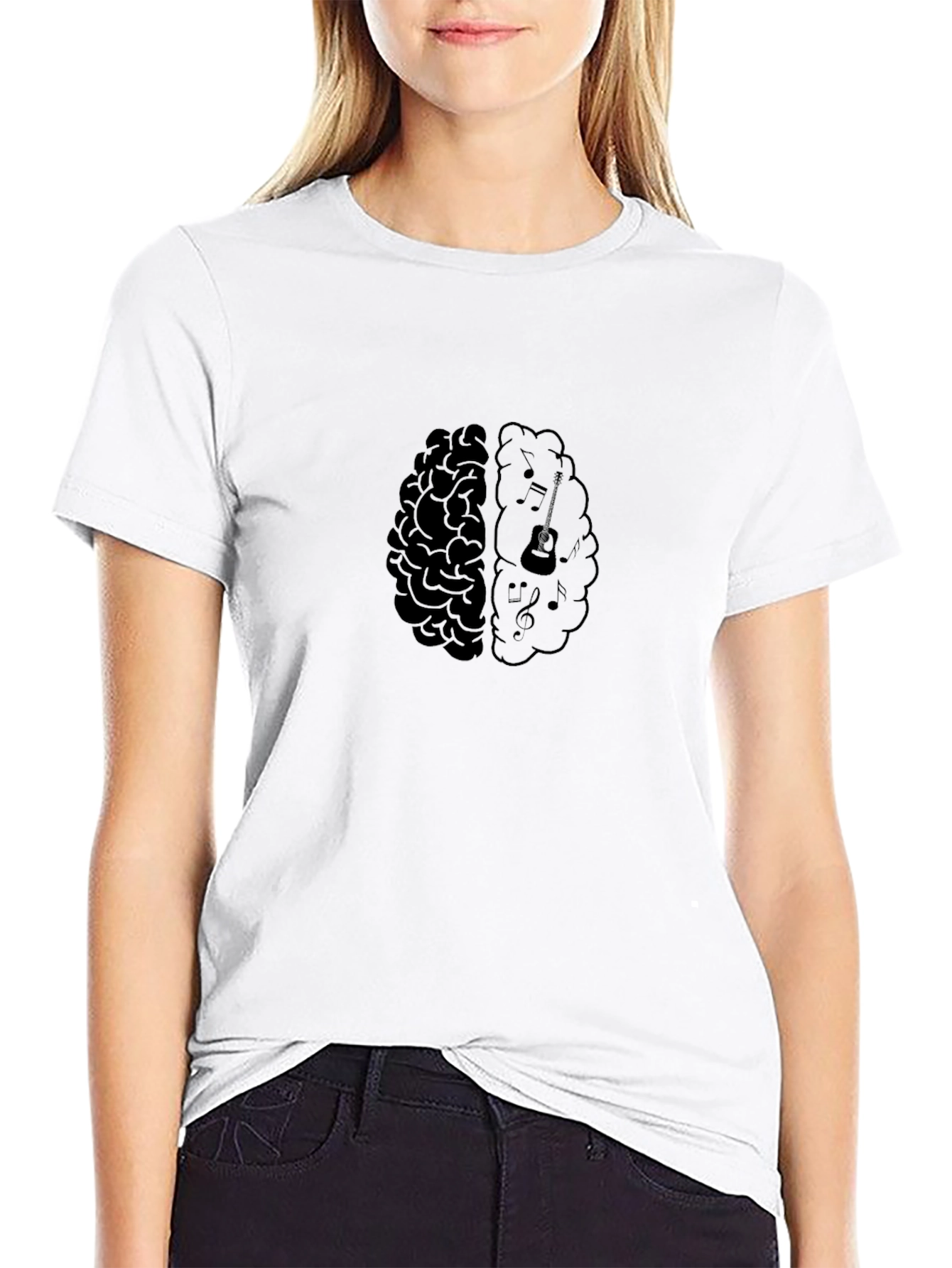Brain Music T-Shirt - Black