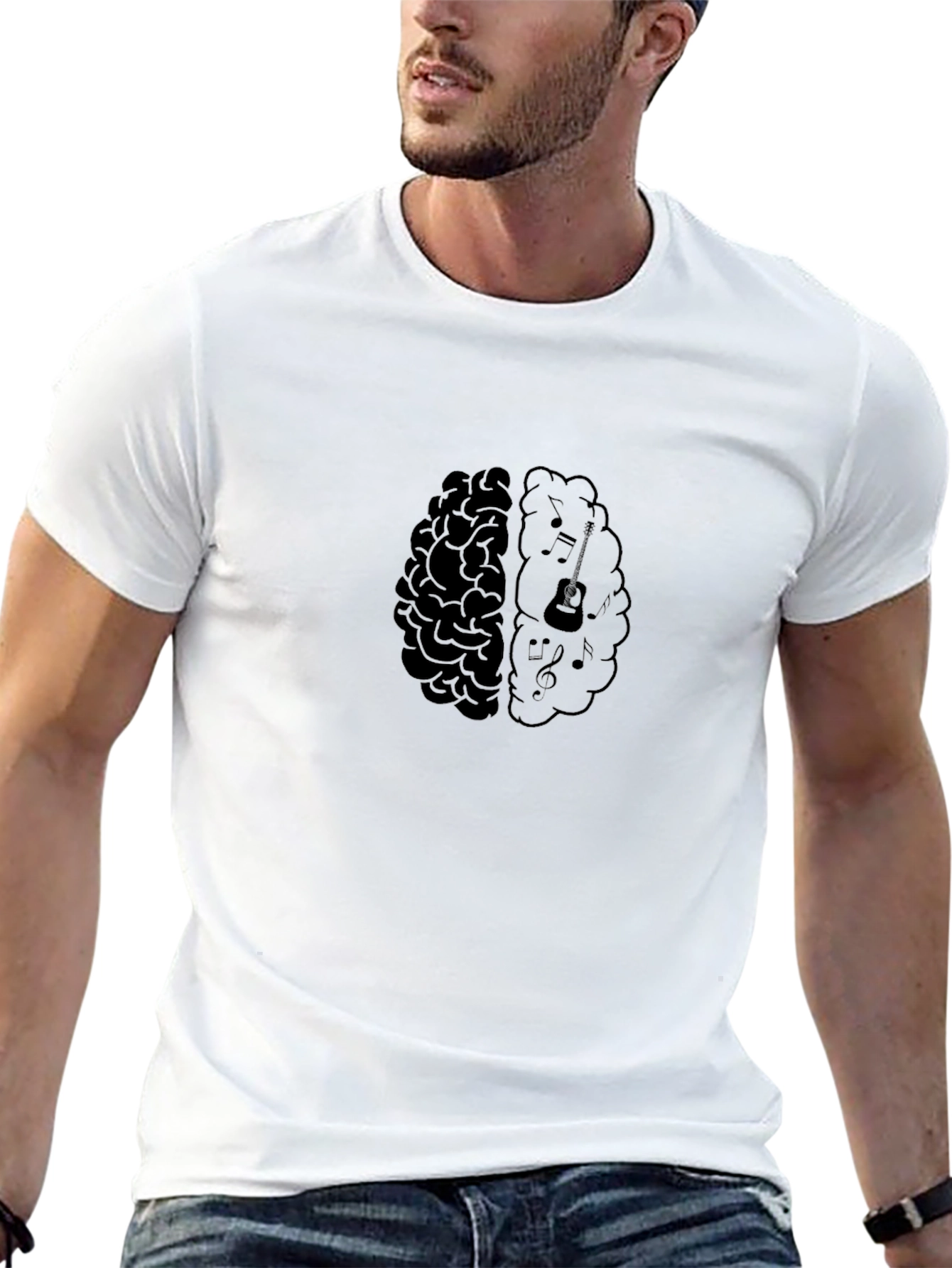 Brain Music T-Shirt - Black
