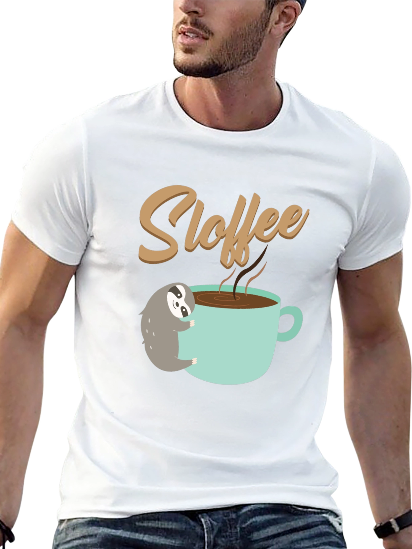 Sloffee Sloth & Coffee Lovers Tee