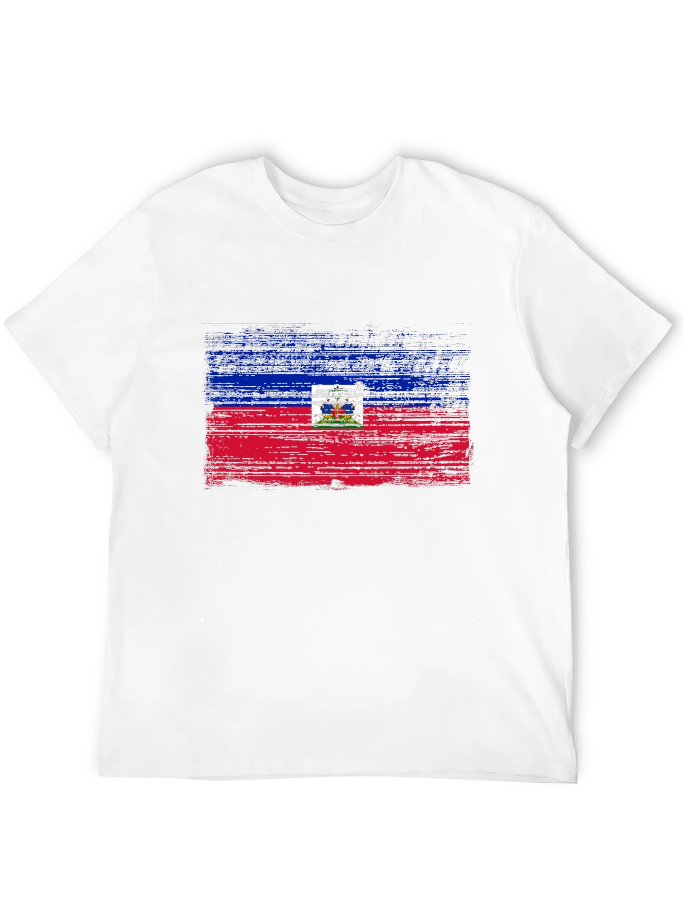 Haiti Flag T-Shirt - Distressed Design