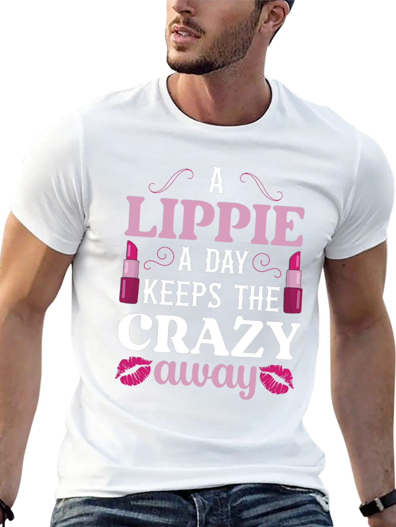 Lippie A Day Keeps the Crazy Away T-Shirt