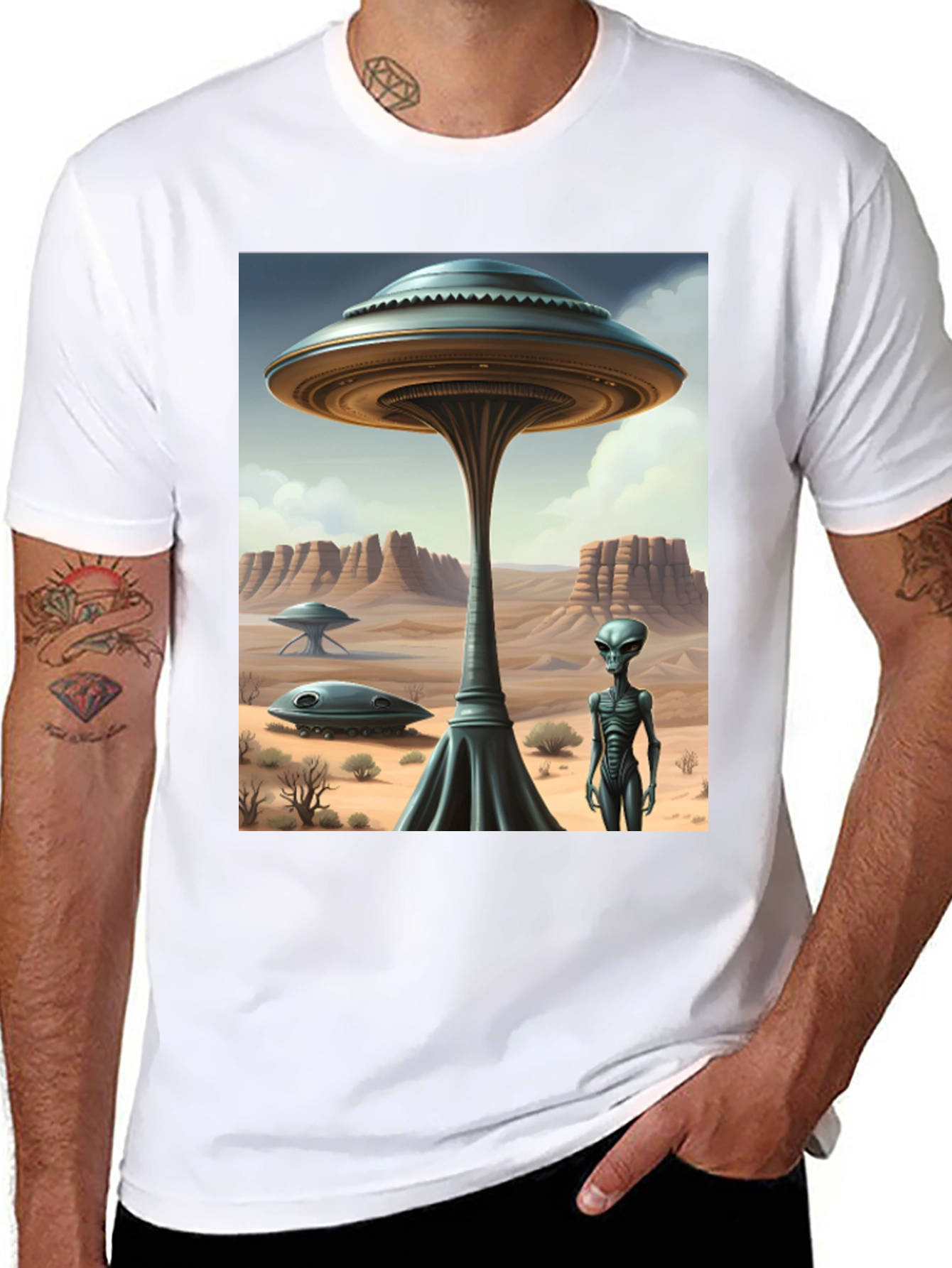 Alien Encounter Graphic Tee