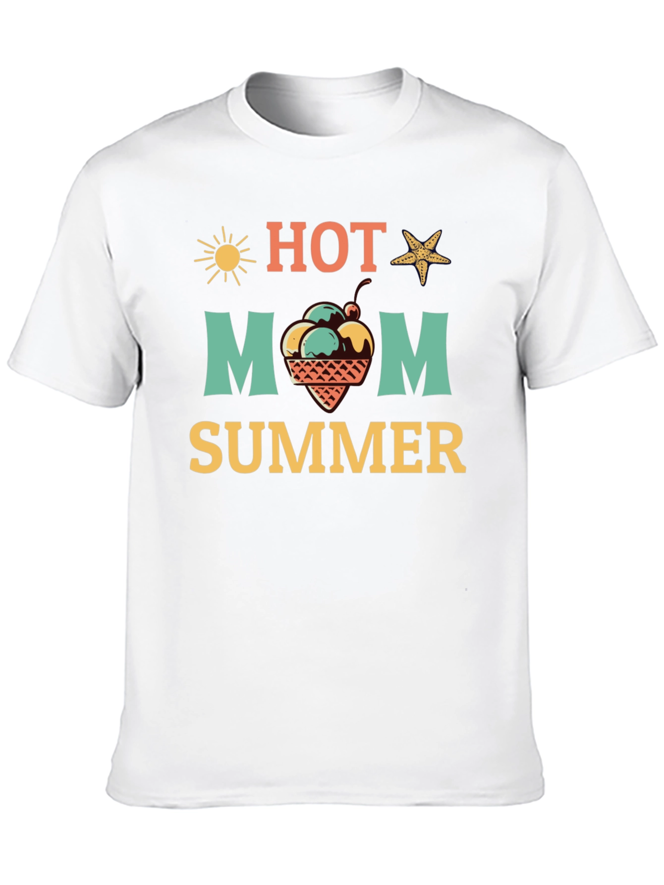 Hot Mom Summer Graphic T-Shirt