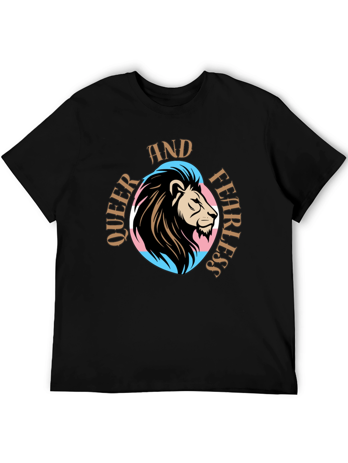 Queer and Fearless Lion Graphic T-Shirt