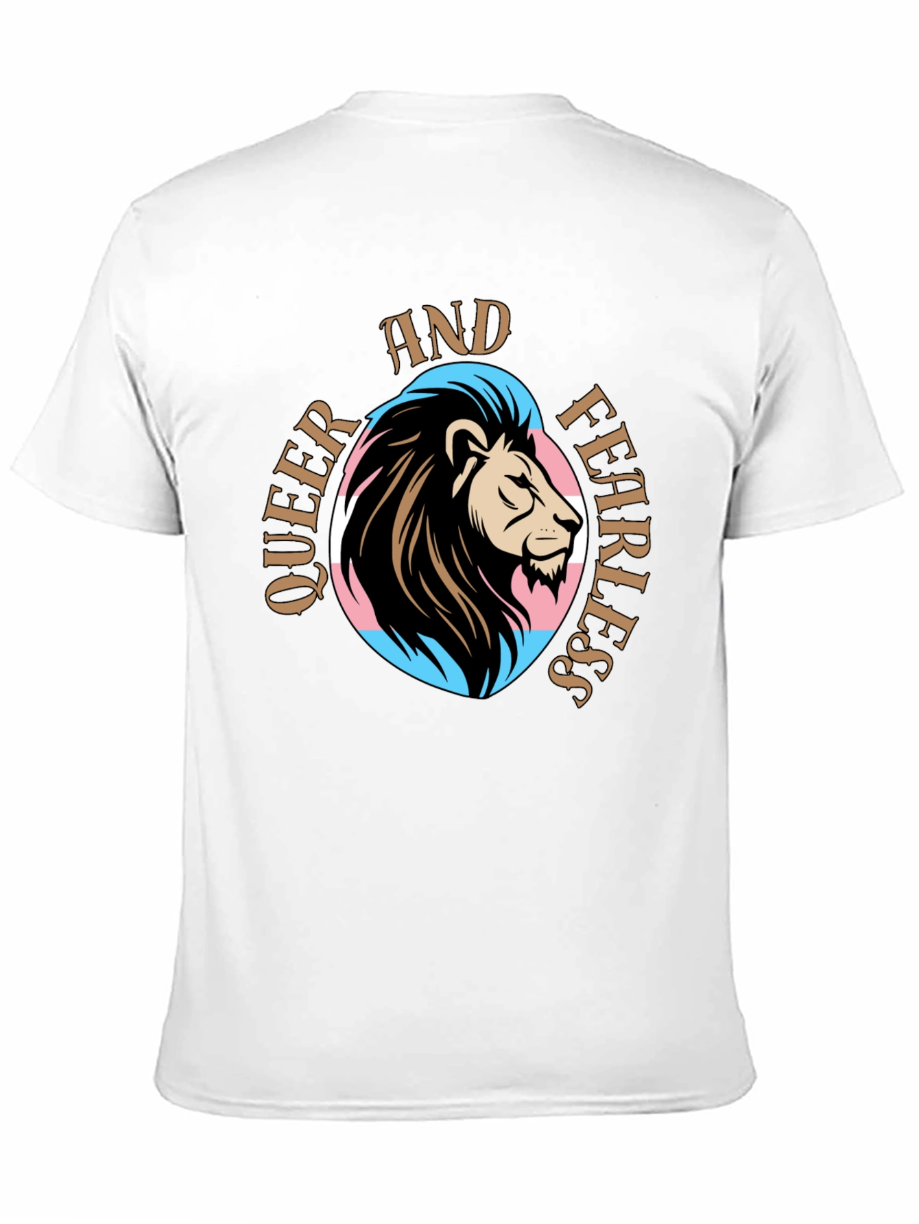 Queer and Fearless Lion Graphic T-Shirt
