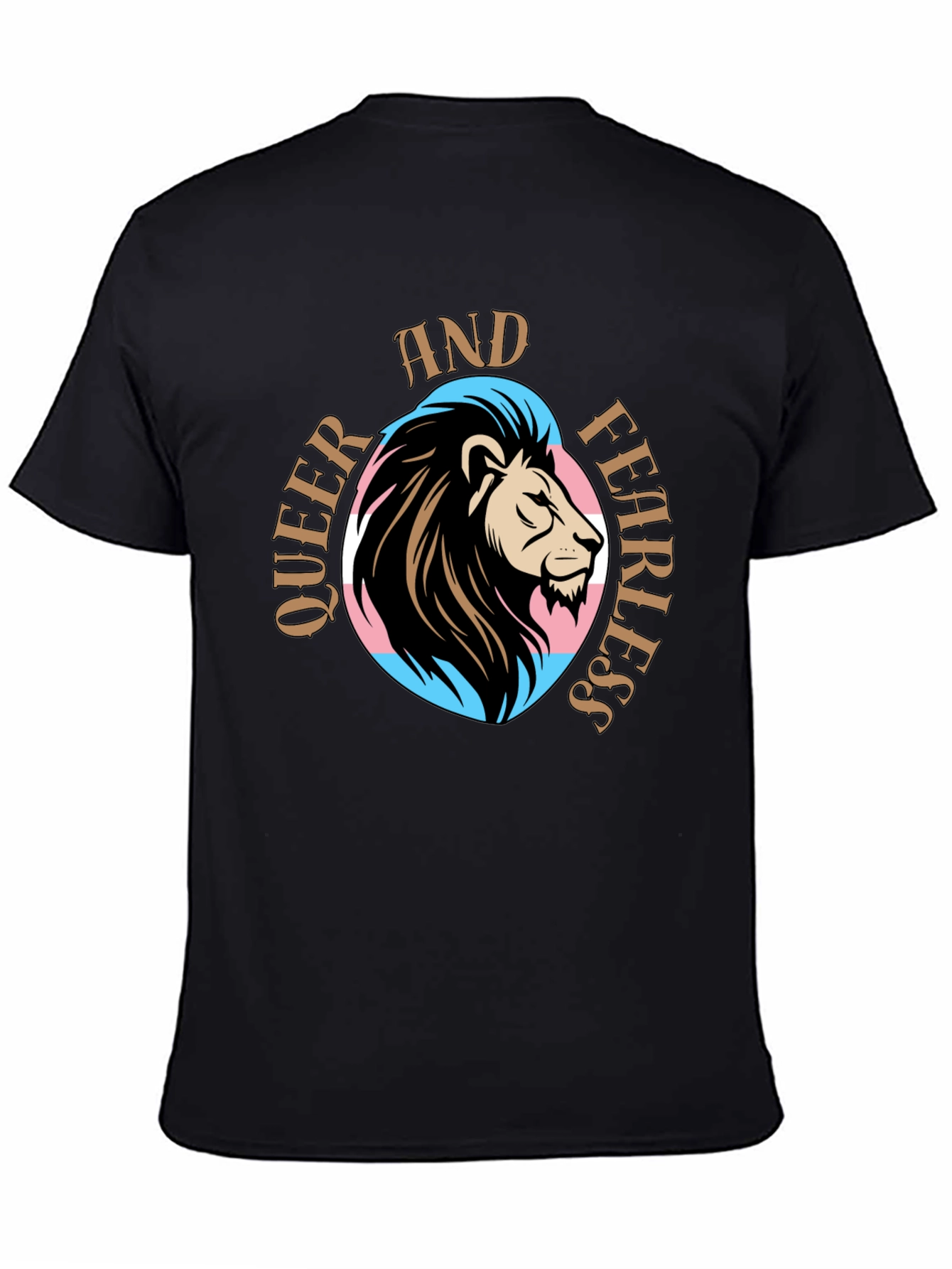 Queer and Fearless Lion Graphic T-Shirt