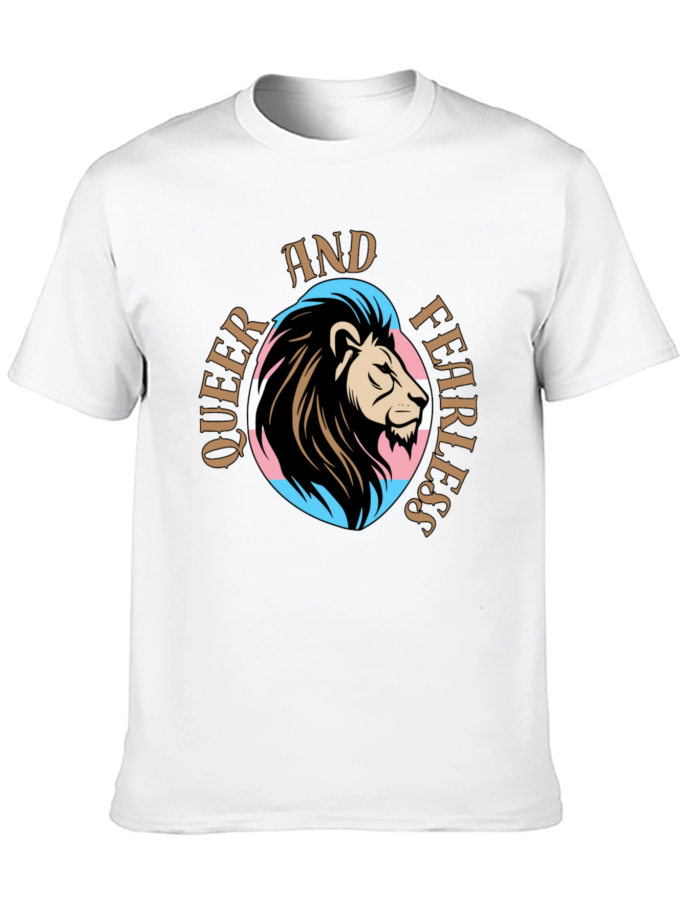 Queer and Fearless Lion Graphic T-Shirt