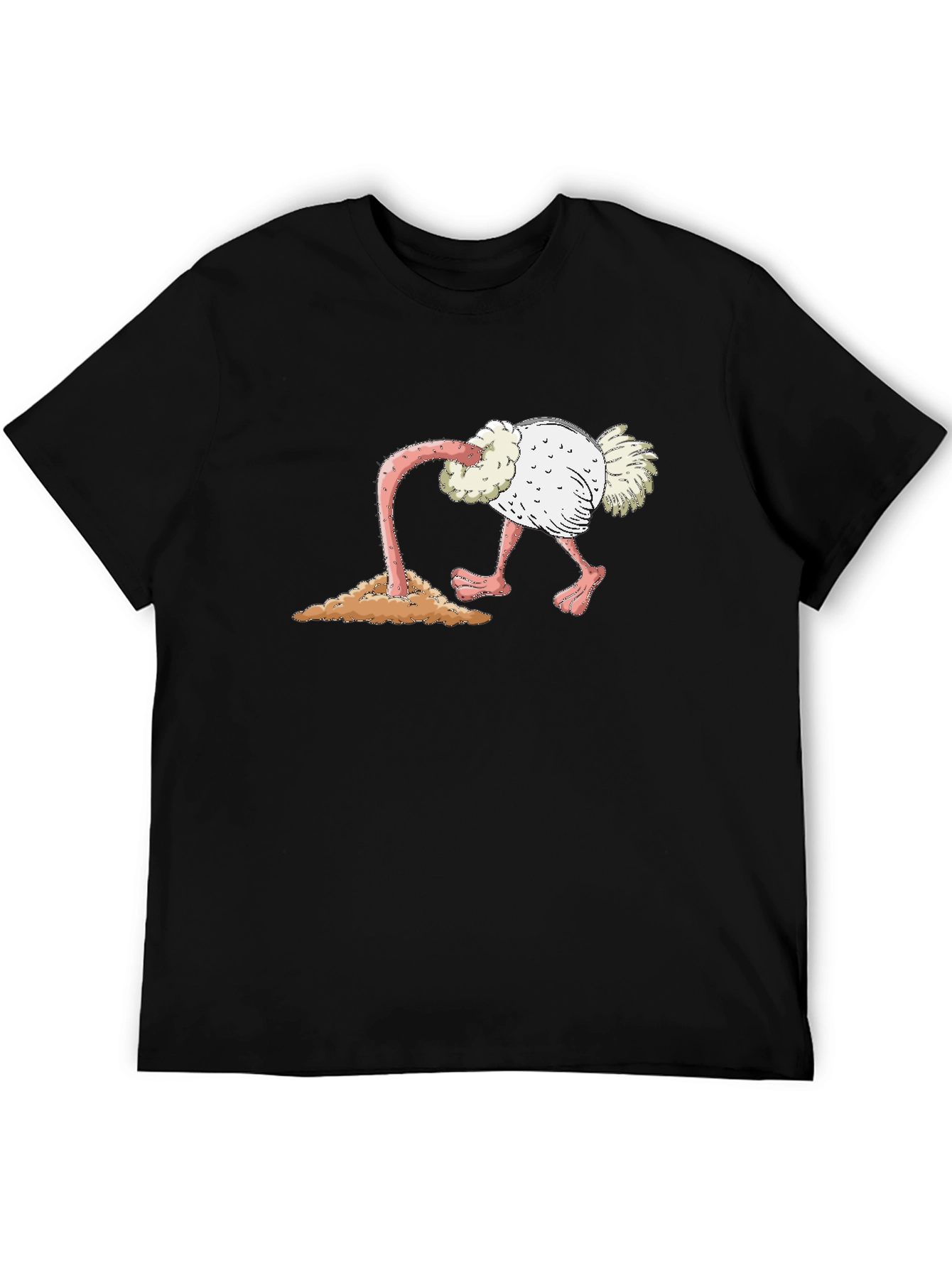 Ostrich Head in Sand Graphic Tee