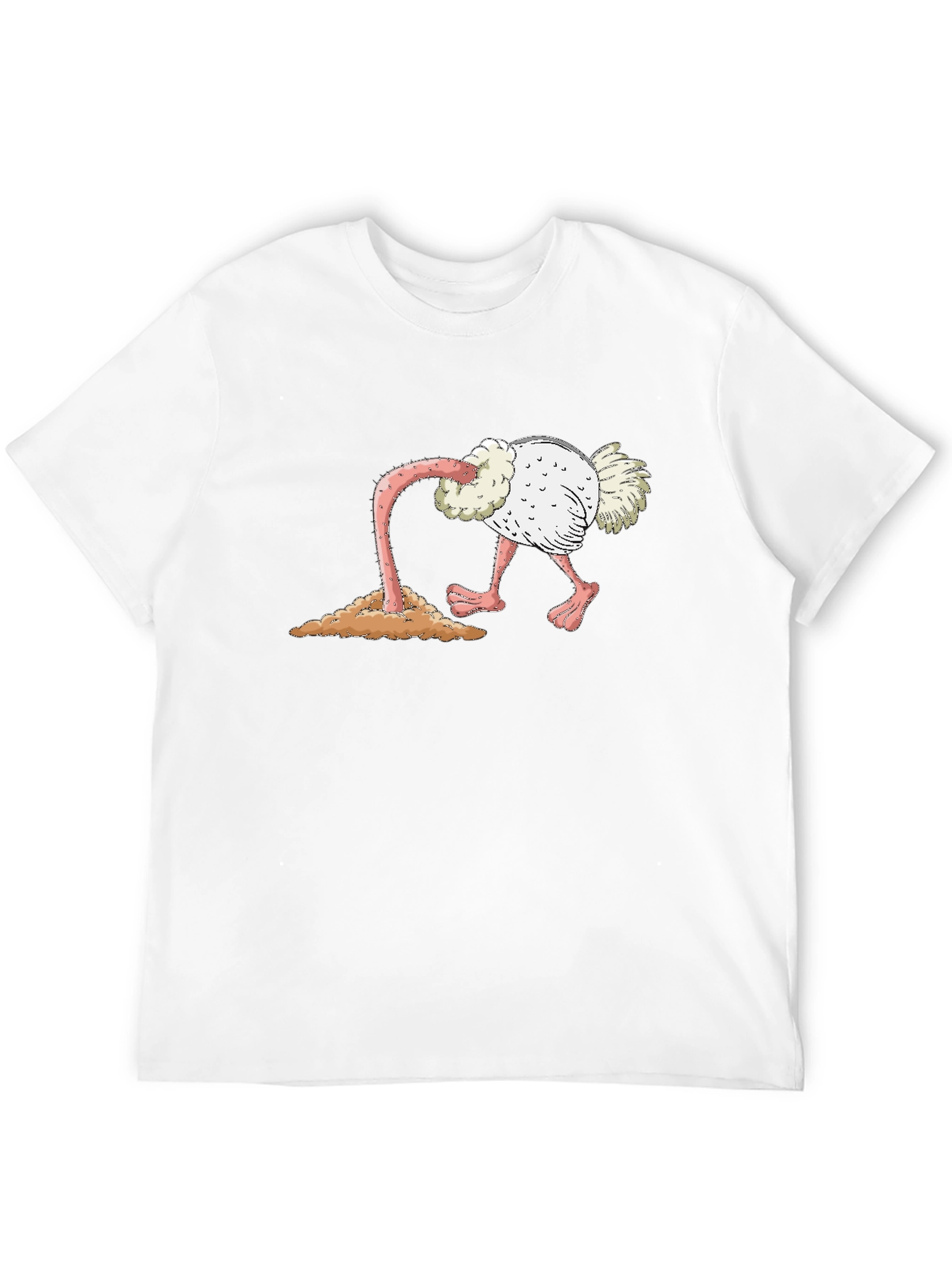 Ostrich Head in Sand Graphic Tee