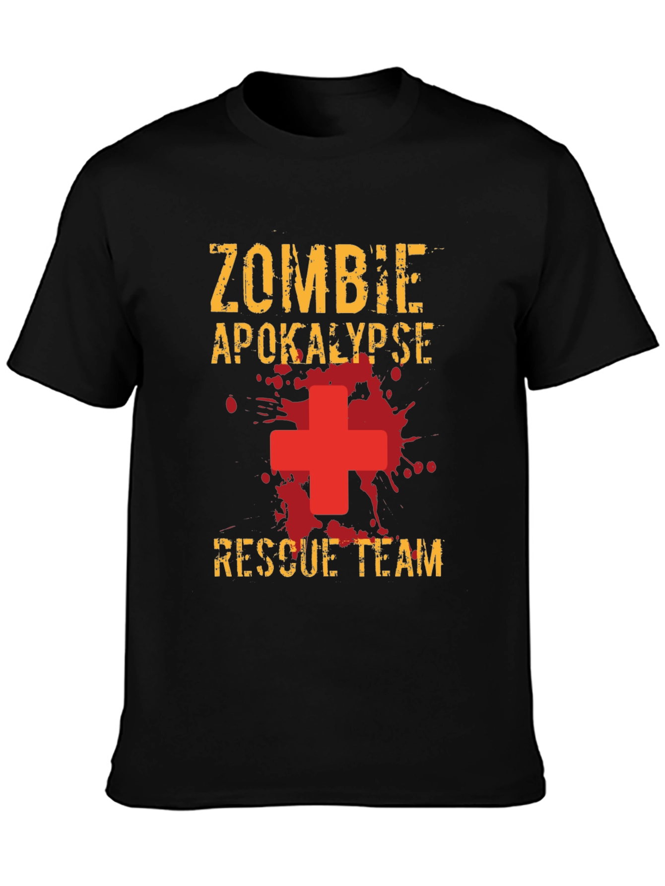 Zombie Apocalypse Rescue Team Graphic T-Shirt