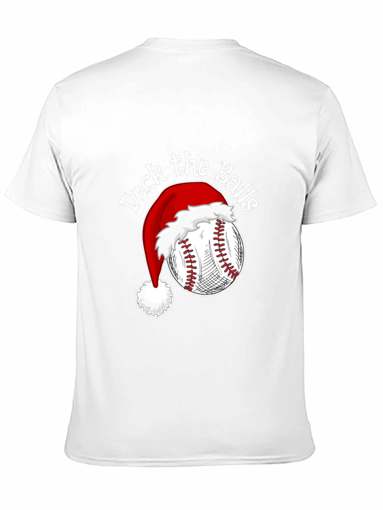 Deck the Balls Baseball Christmas T-Shirt