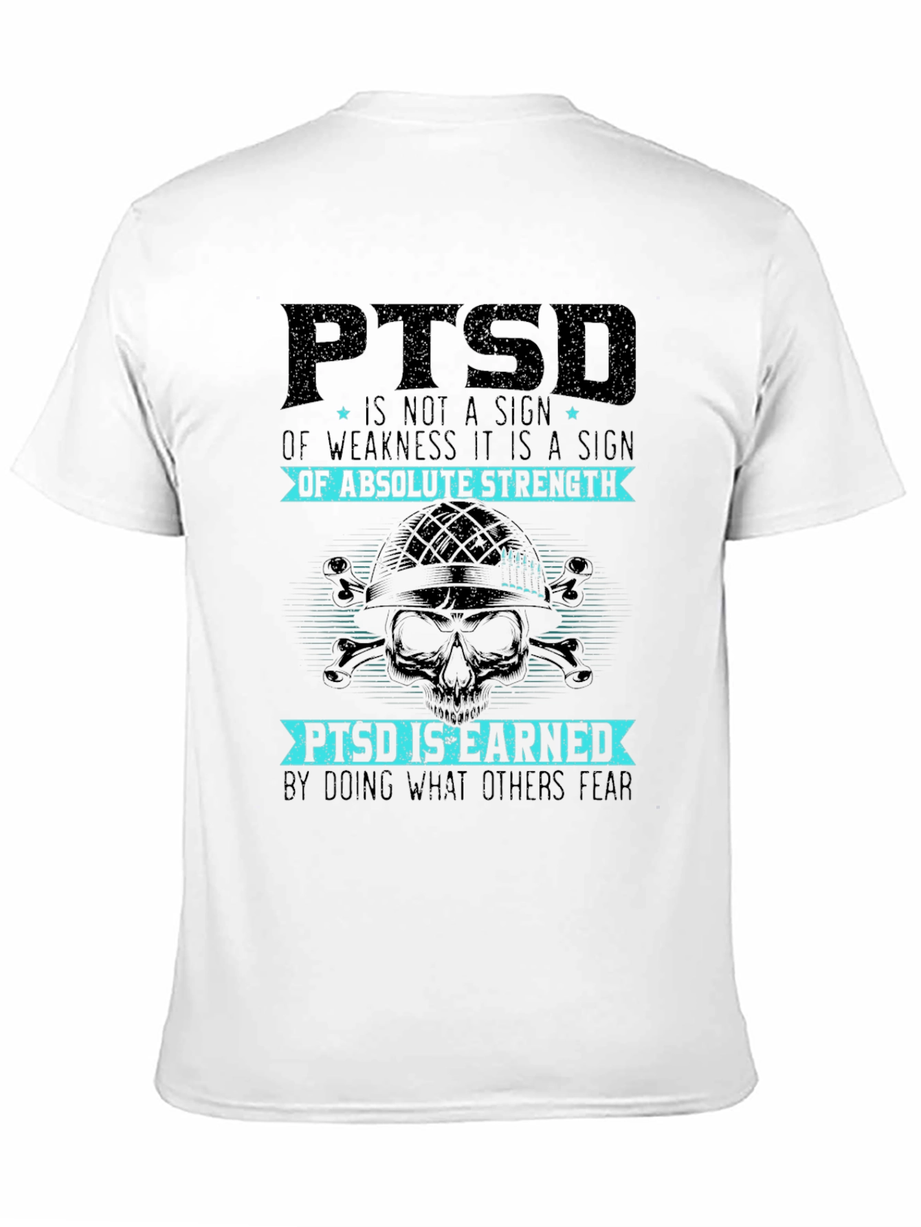 PTSD Absolute Strength Graphic Tee - Military Inspired