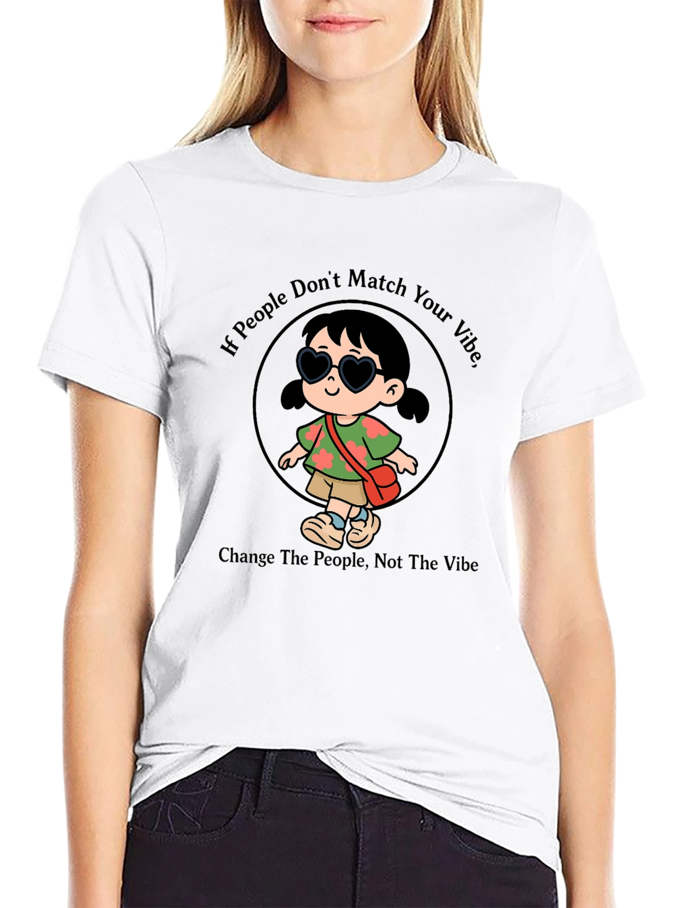 Vibe Graphic Tee - Change People Not The Vibe