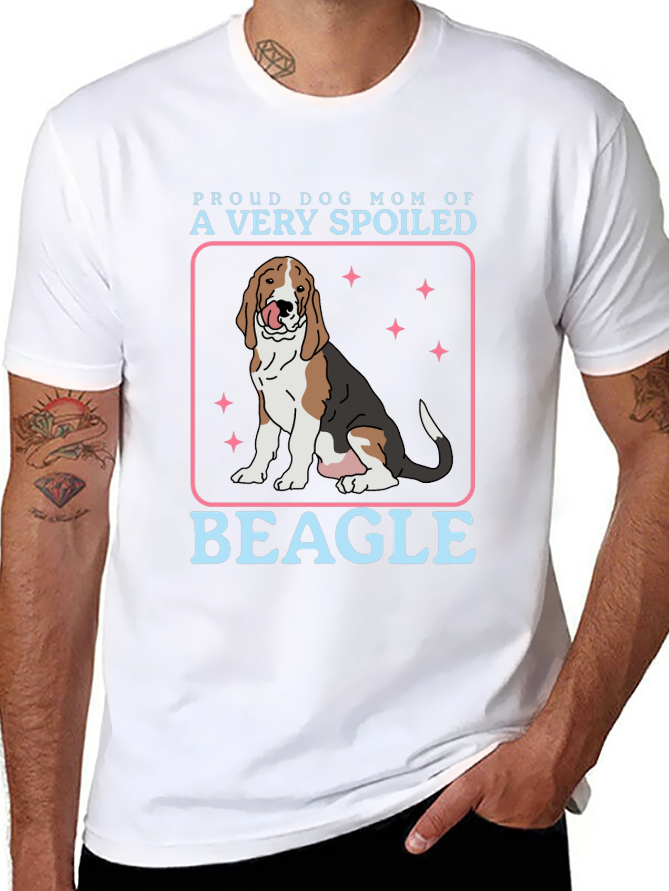 Proud Dog Mom Beagle T-Shirt