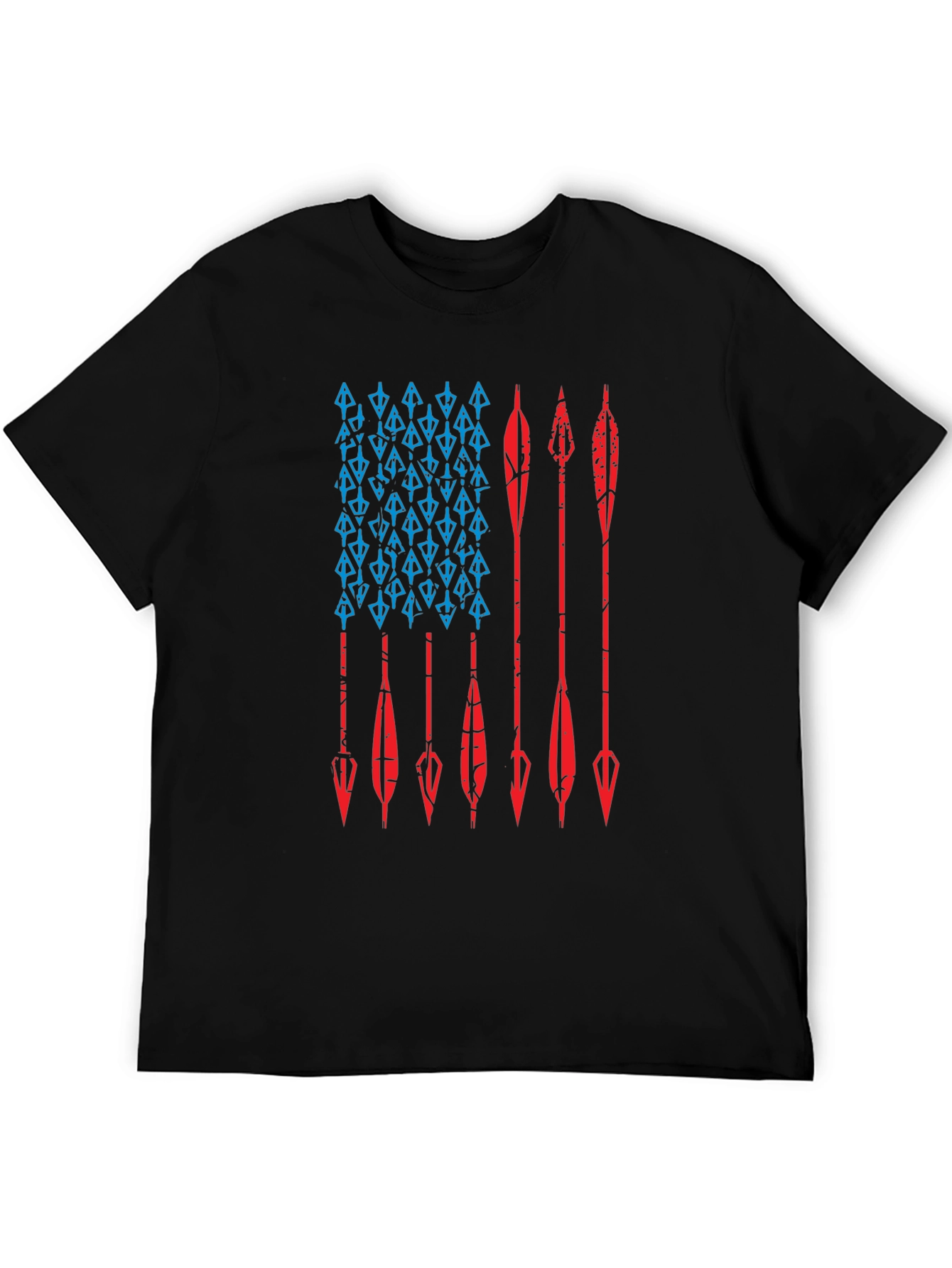 American Flag Arrow Graphic Tee - Hunting Pride