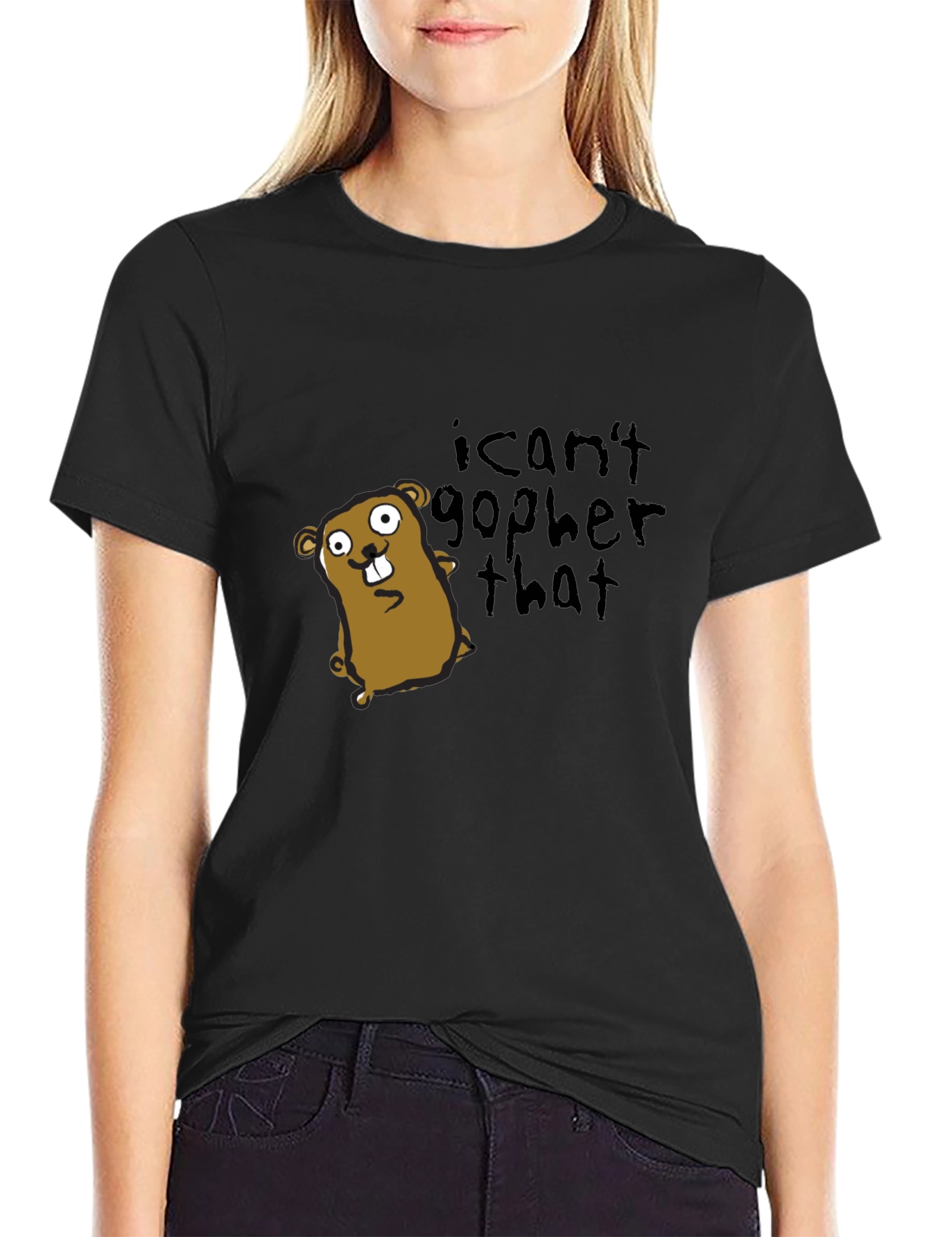 I Cant Gopher That T-Shirt - Funny Graphic Tee