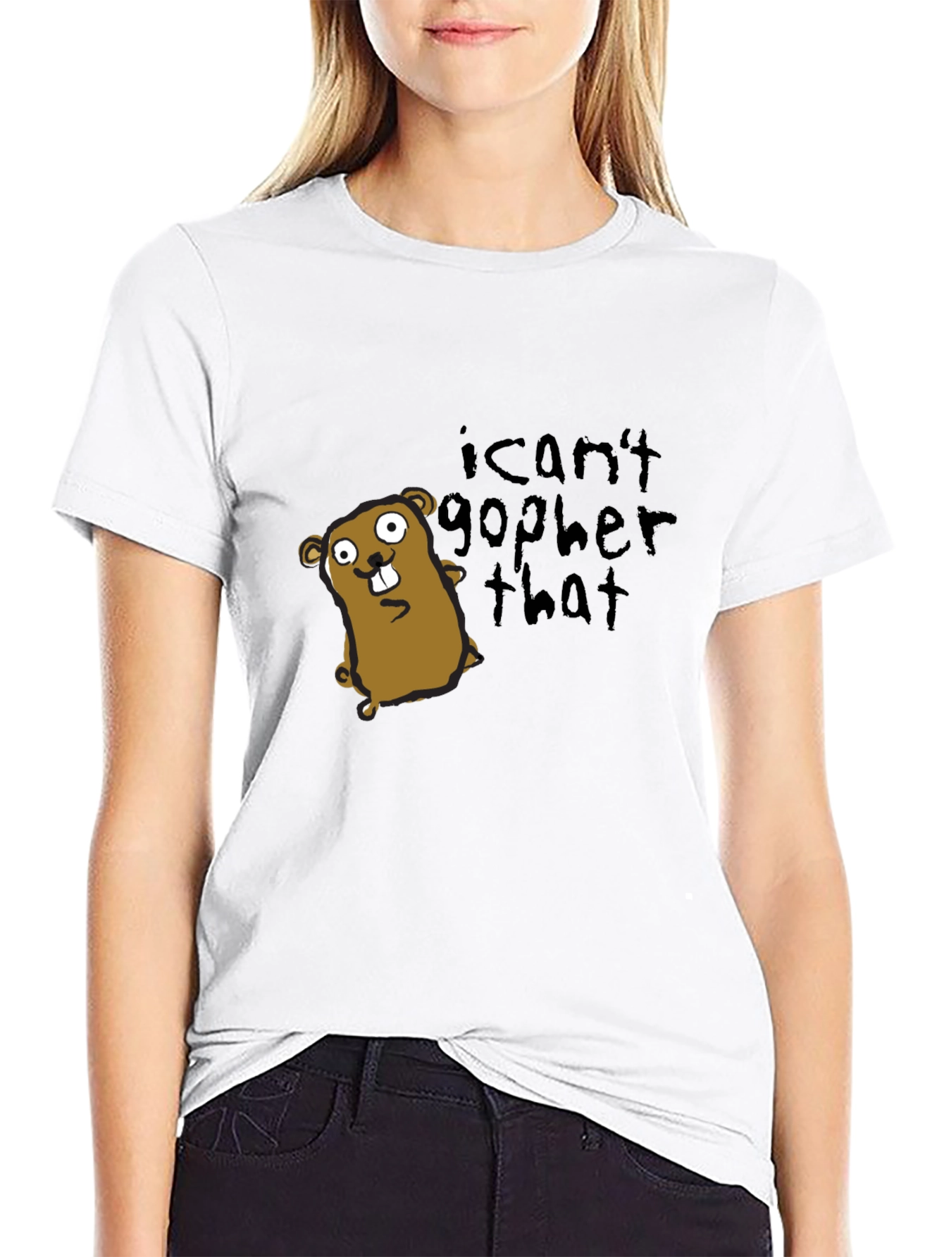 I Cant Gopher That T-Shirt - Funny Graphic Tee
