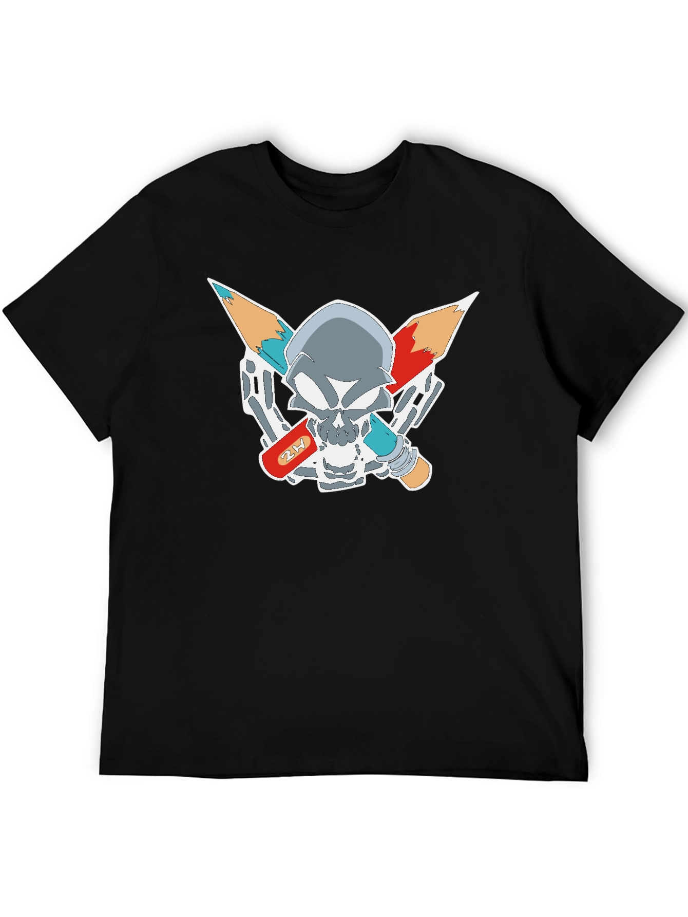 Edgy Graphic Skull T-Shirt