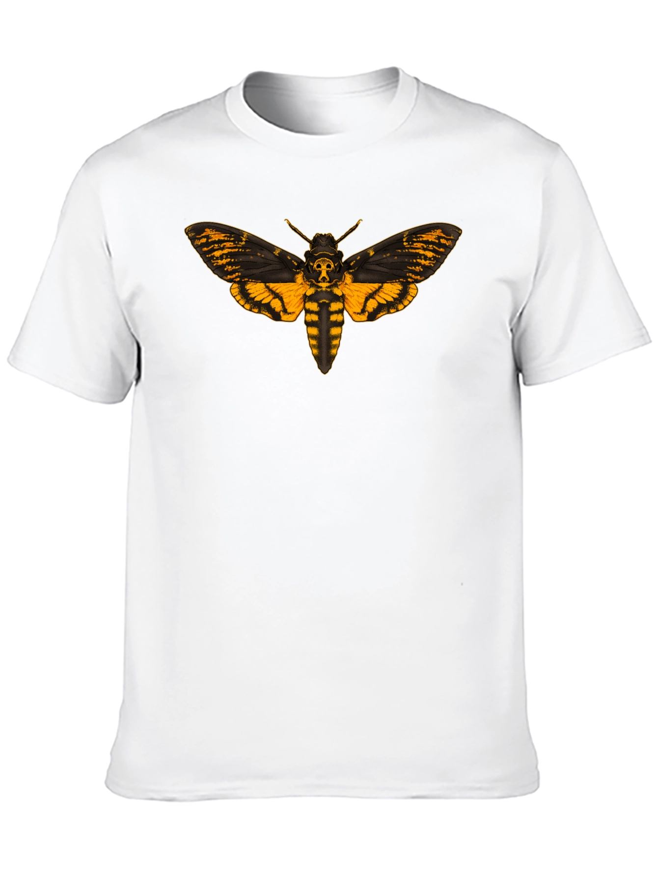 Deaths Head Moth Graphic Tee - Black