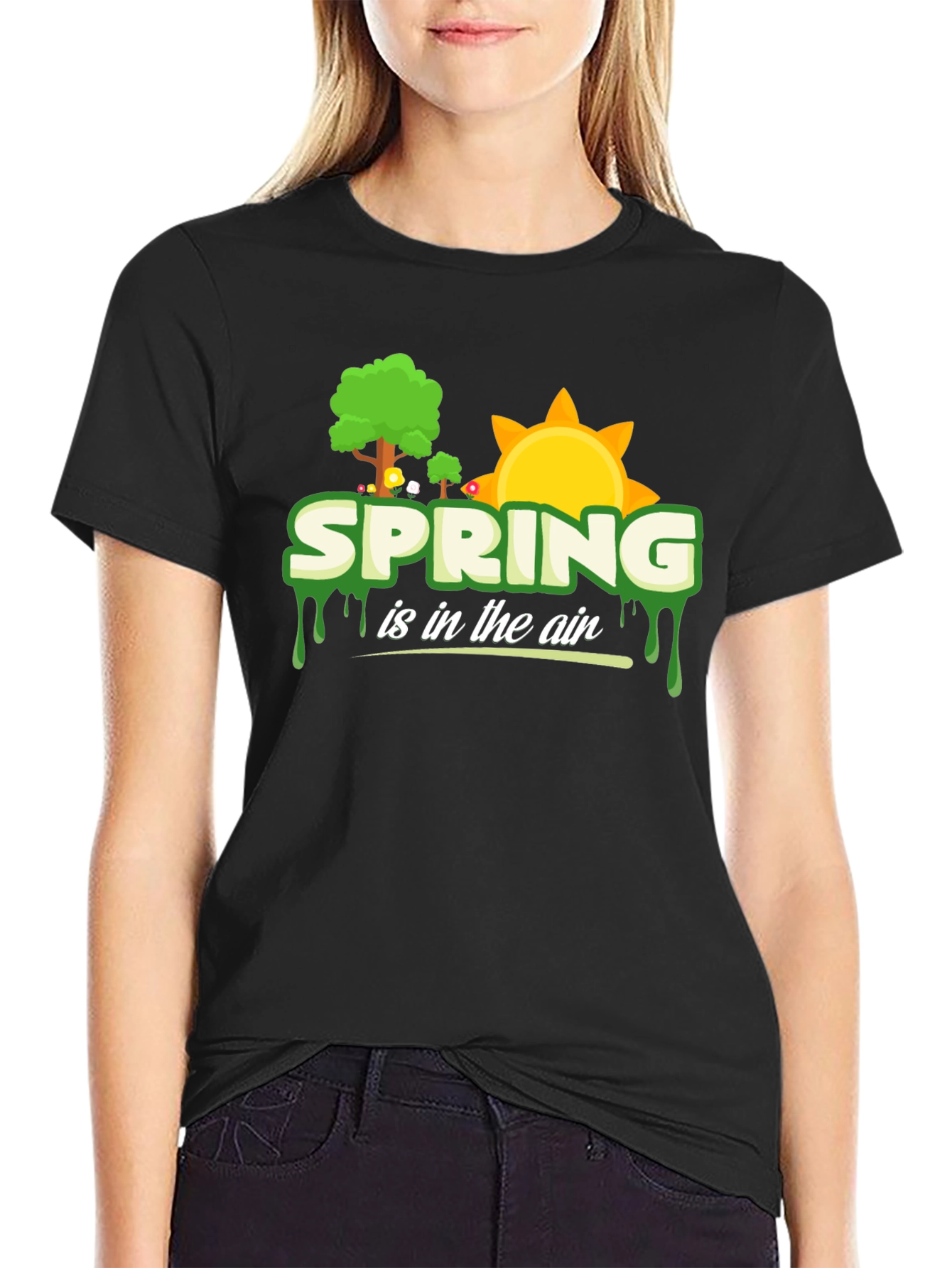 Spring is in the Air T-Shirt Black