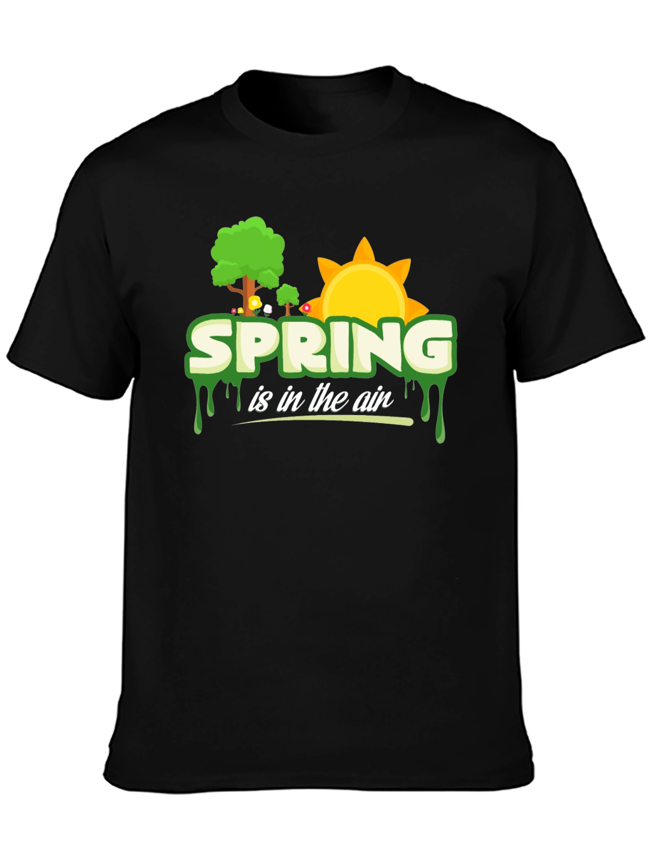 Spring is in the Air T-Shirt Black
