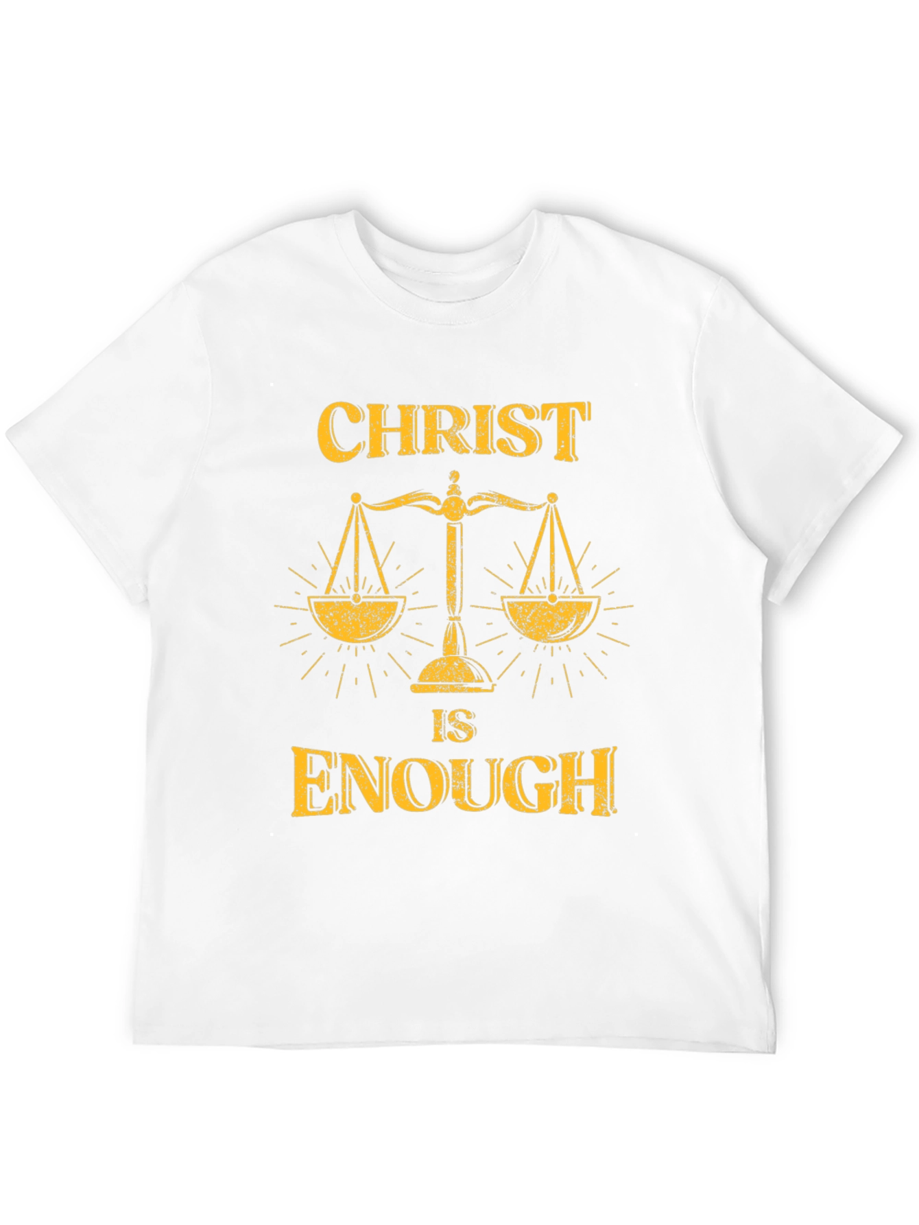 Christ Is Enough Graphic Tee - Mens Black T-Shirt