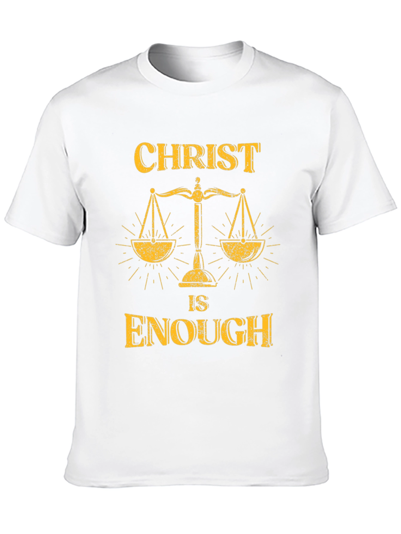 Christ Is Enough Graphic Tee - Mens Black T-Shirt