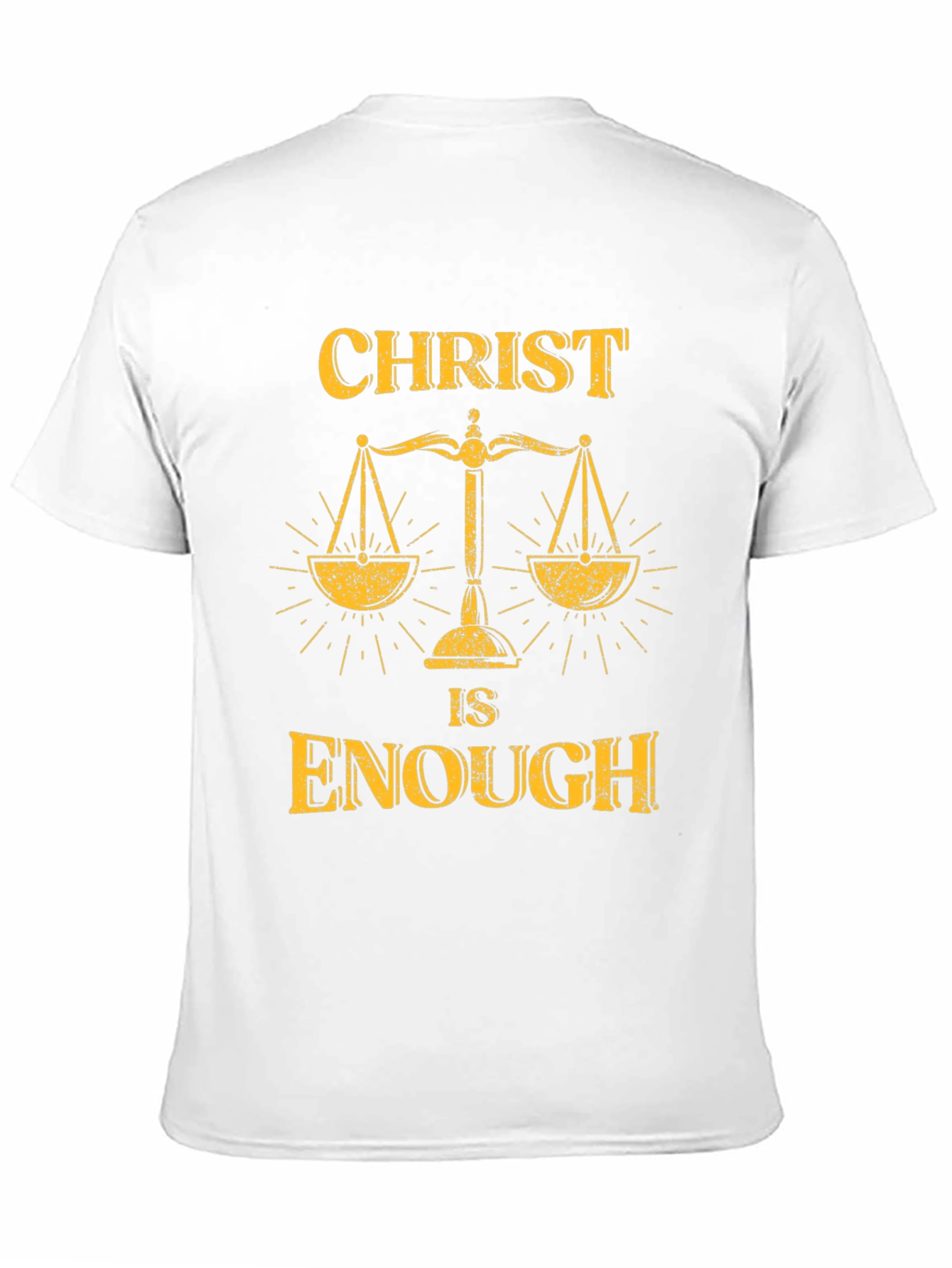Christ Is Enough Graphic Tee - Mens Black T-Shirt