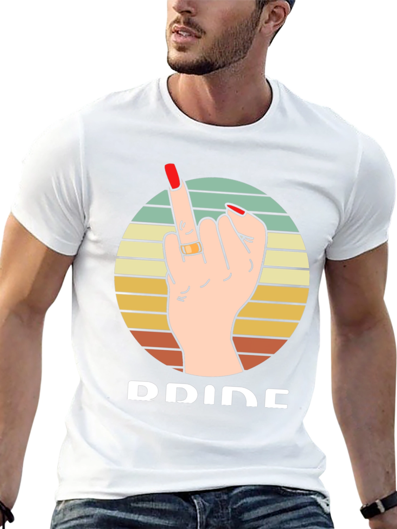 Pride Middle Finger Graphic T-Shirt