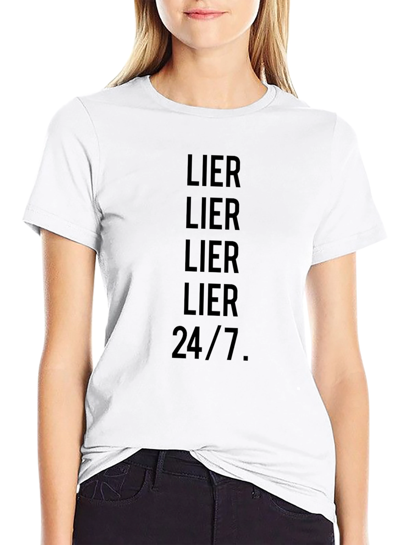 Lier 24/7 Black T-Shirt