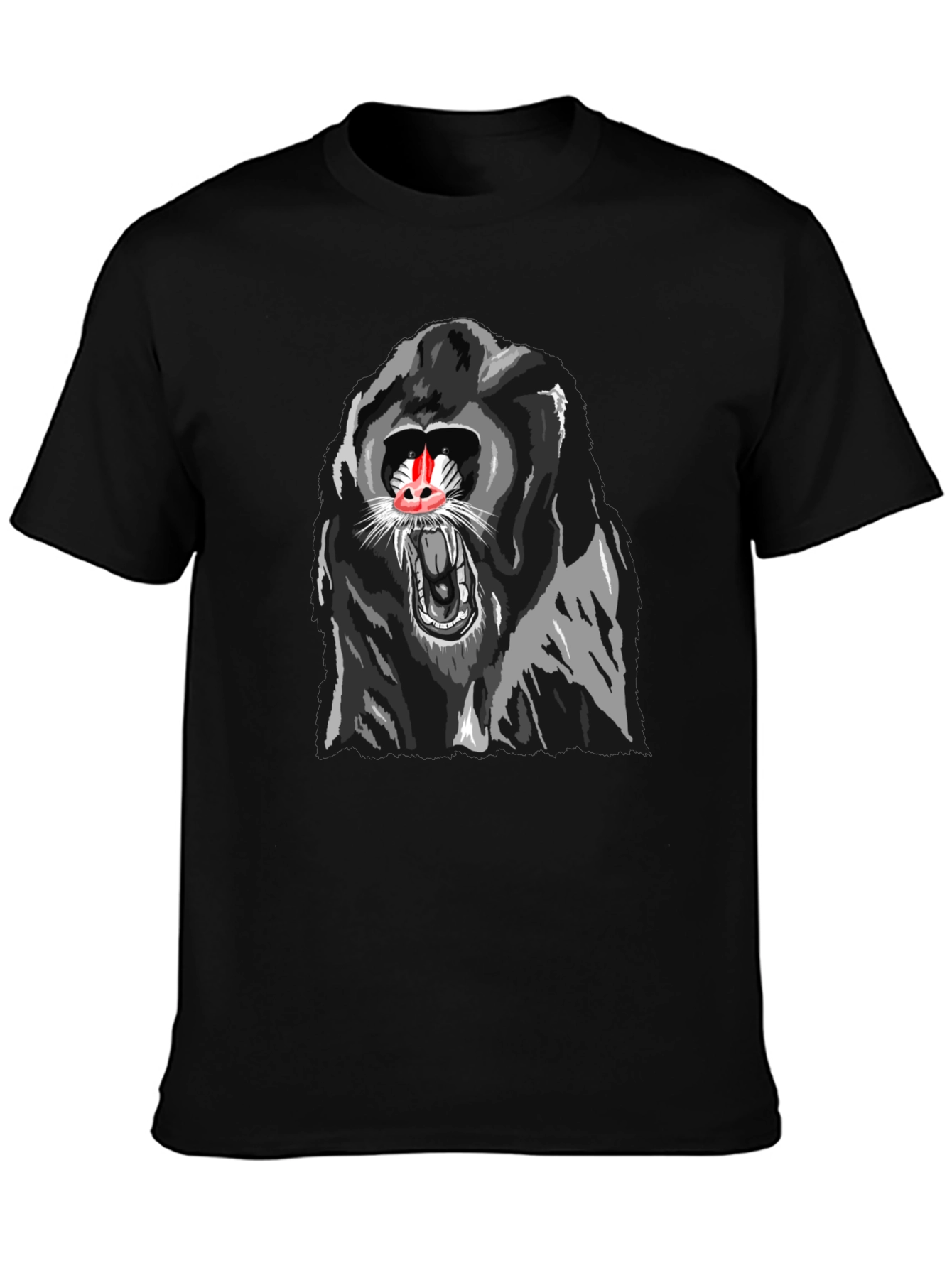 Mandrill Graphic Tee - Bold Animal Print