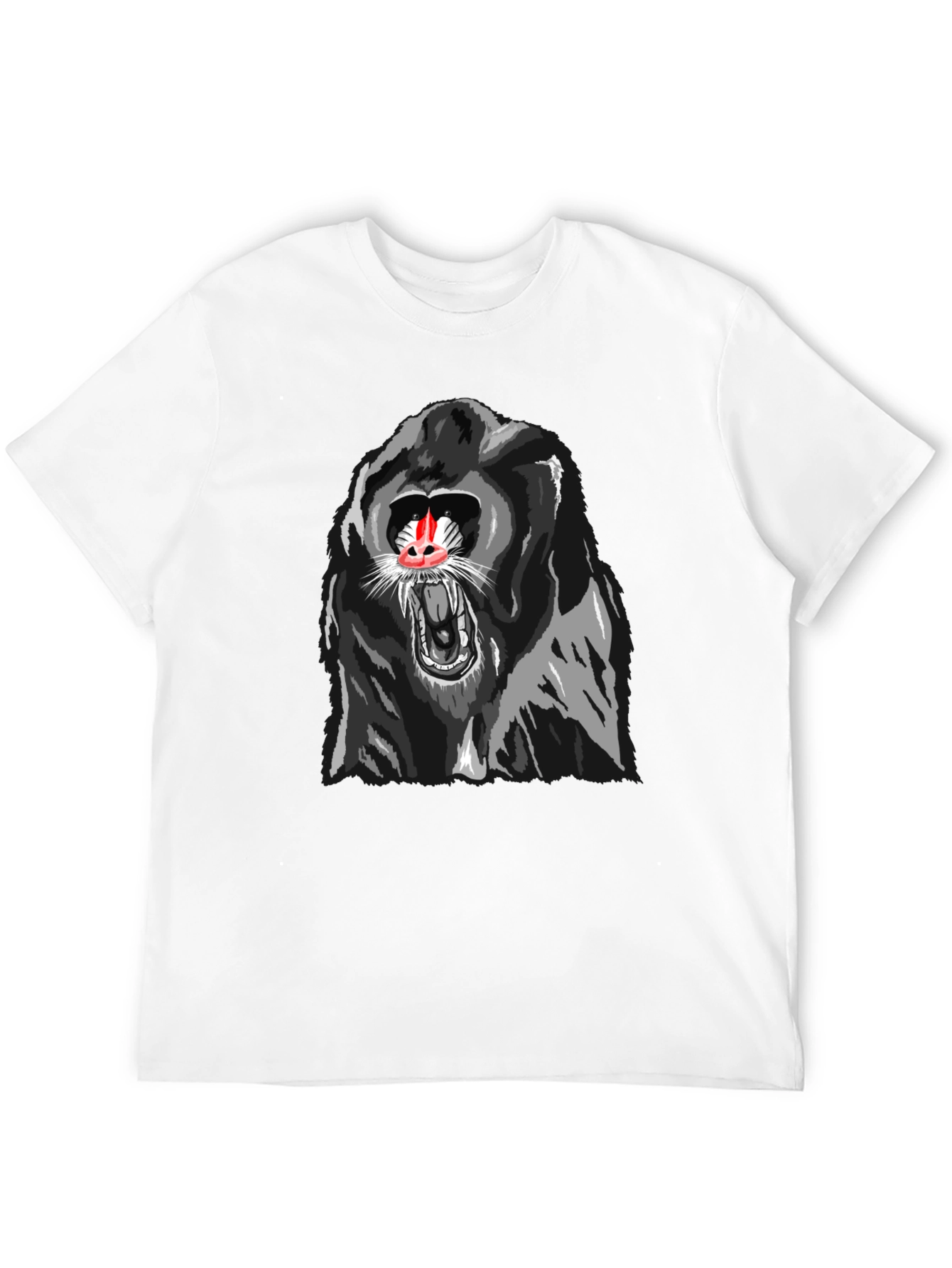 Mandrill Graphic Tee - Bold Animal Print