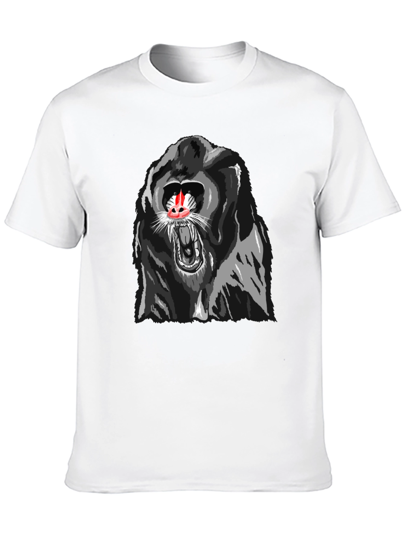 Mandrill Graphic Tee - Bold Animal Print