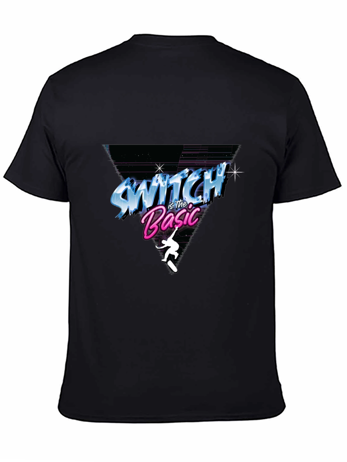 Switch is the Basic T-Shirt - Retro Skateboard Design