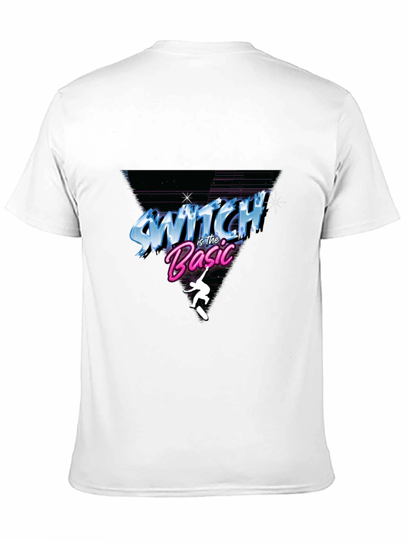 Switch is the Basic T-Shirt - Retro Skateboard Design