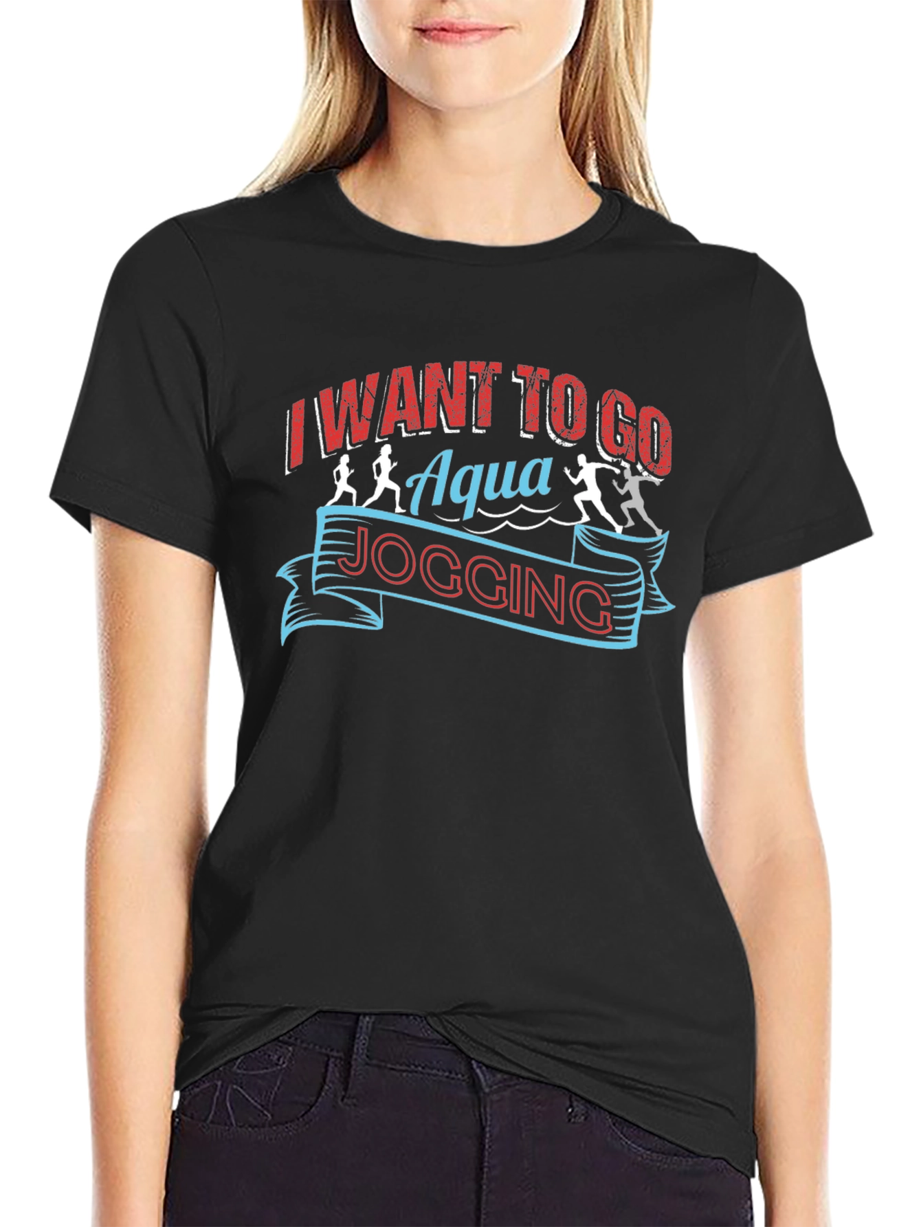 Aqua Jogging Graphic Tee
