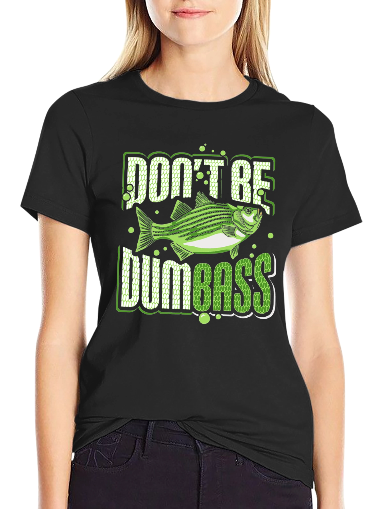 Dont Be Dumbass Fishing Graphic T-Shirt
