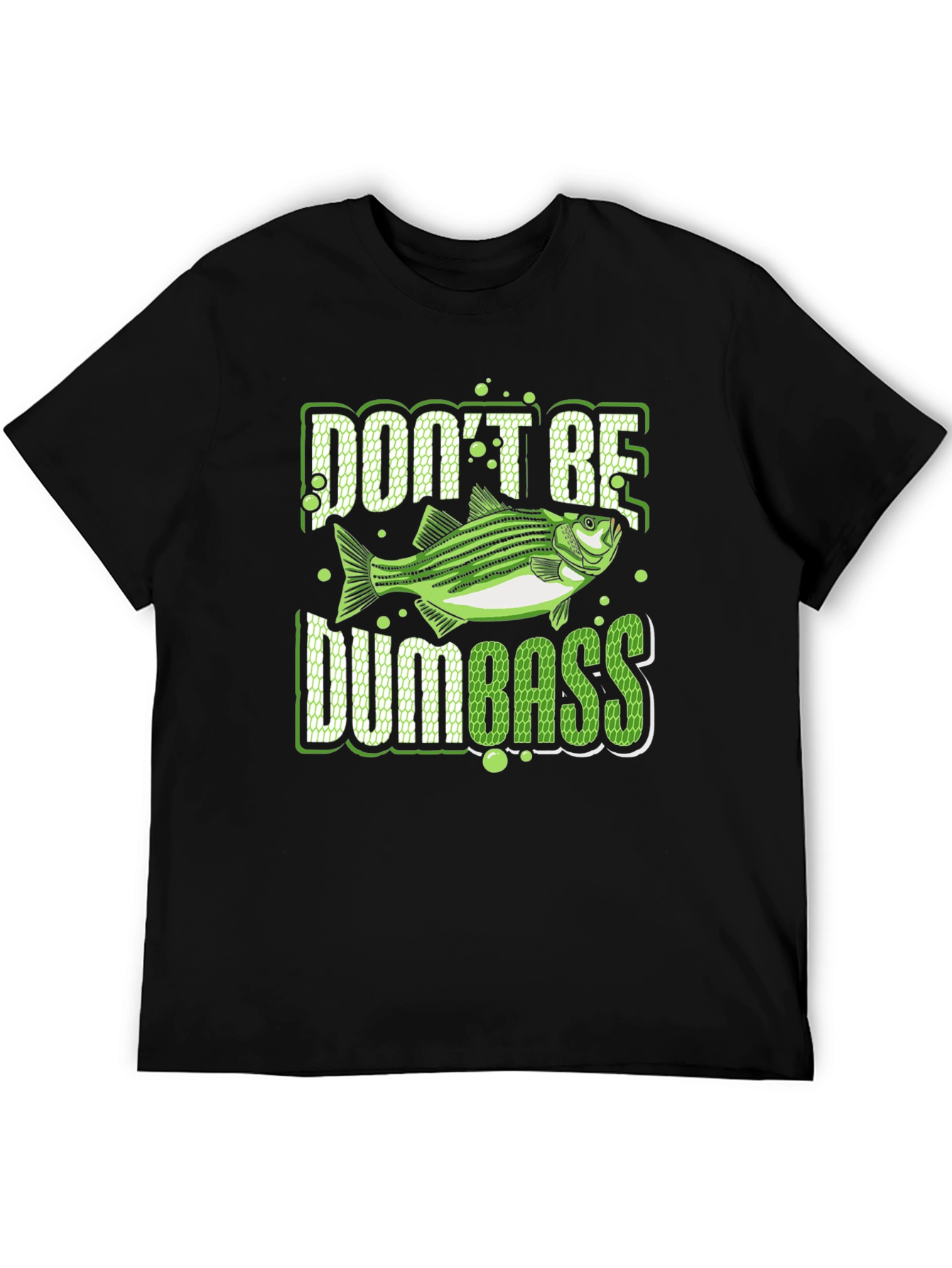 Dont Be Dumbass Fishing Graphic T-Shirt