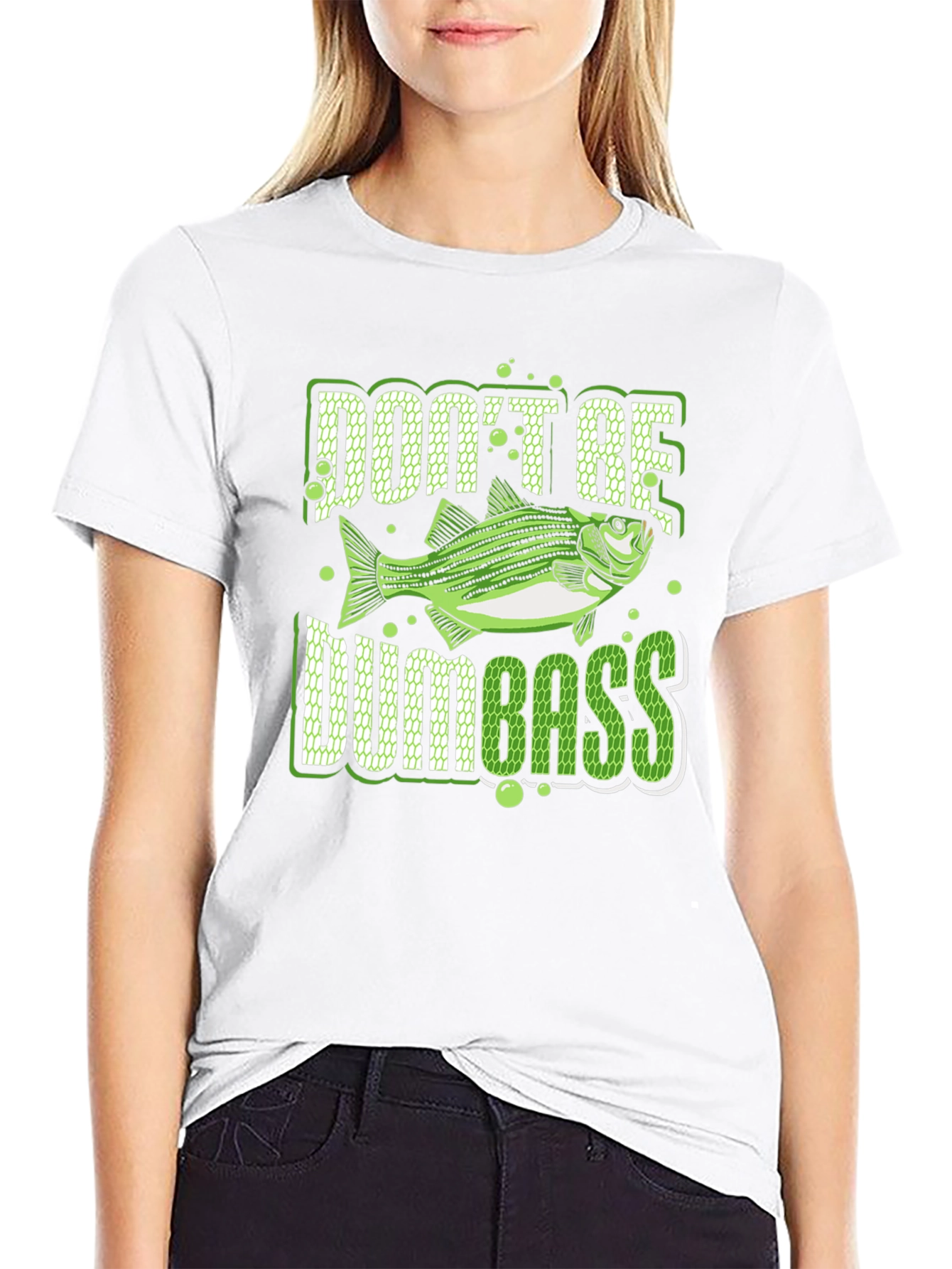 Dont Be Dumbass Fishing Graphic T-Shirt