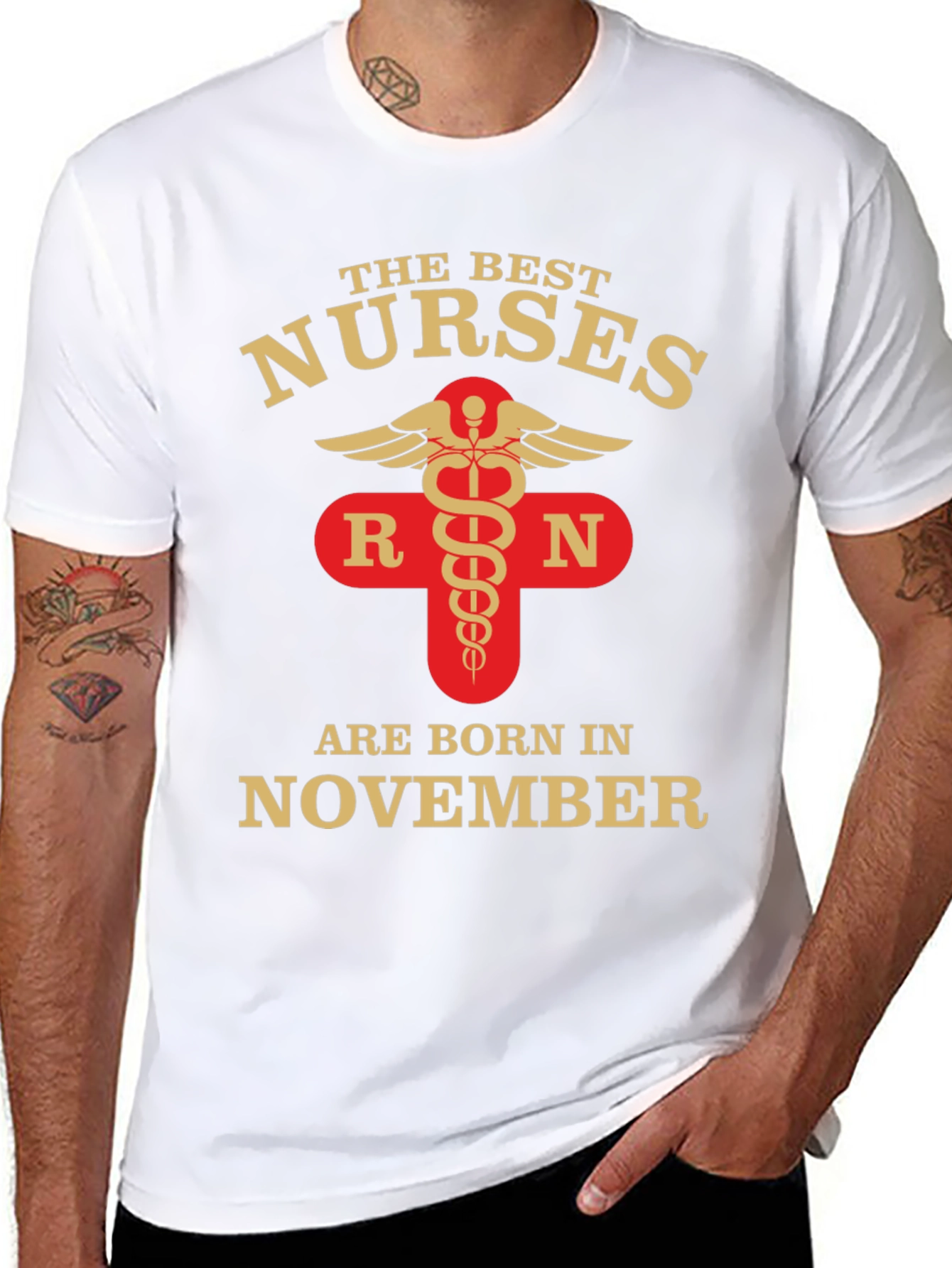Best Nurses are Born in November T-Shirt