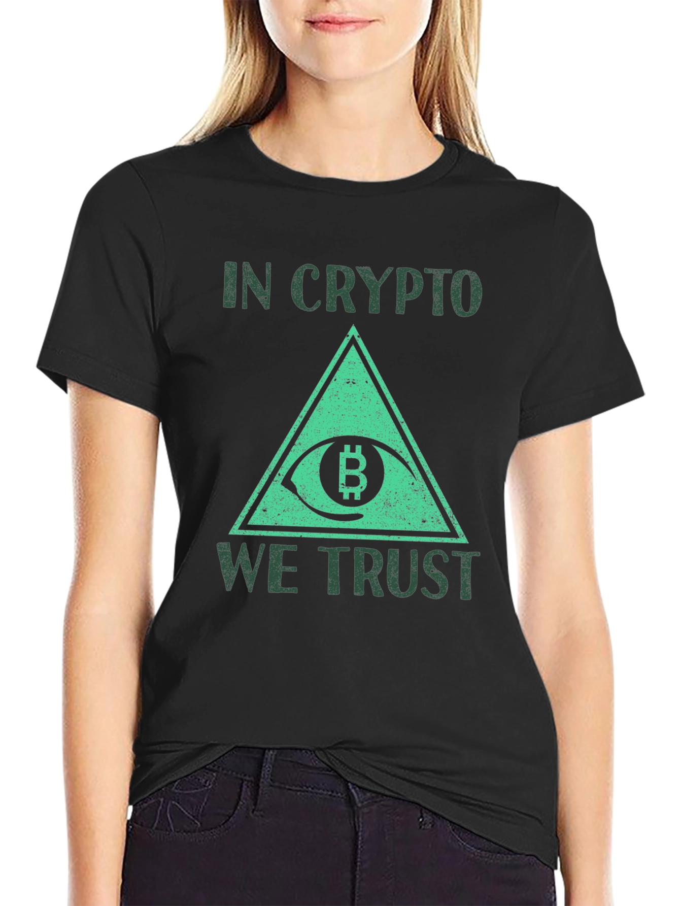 In Crypto We Trust Graphic Tee
