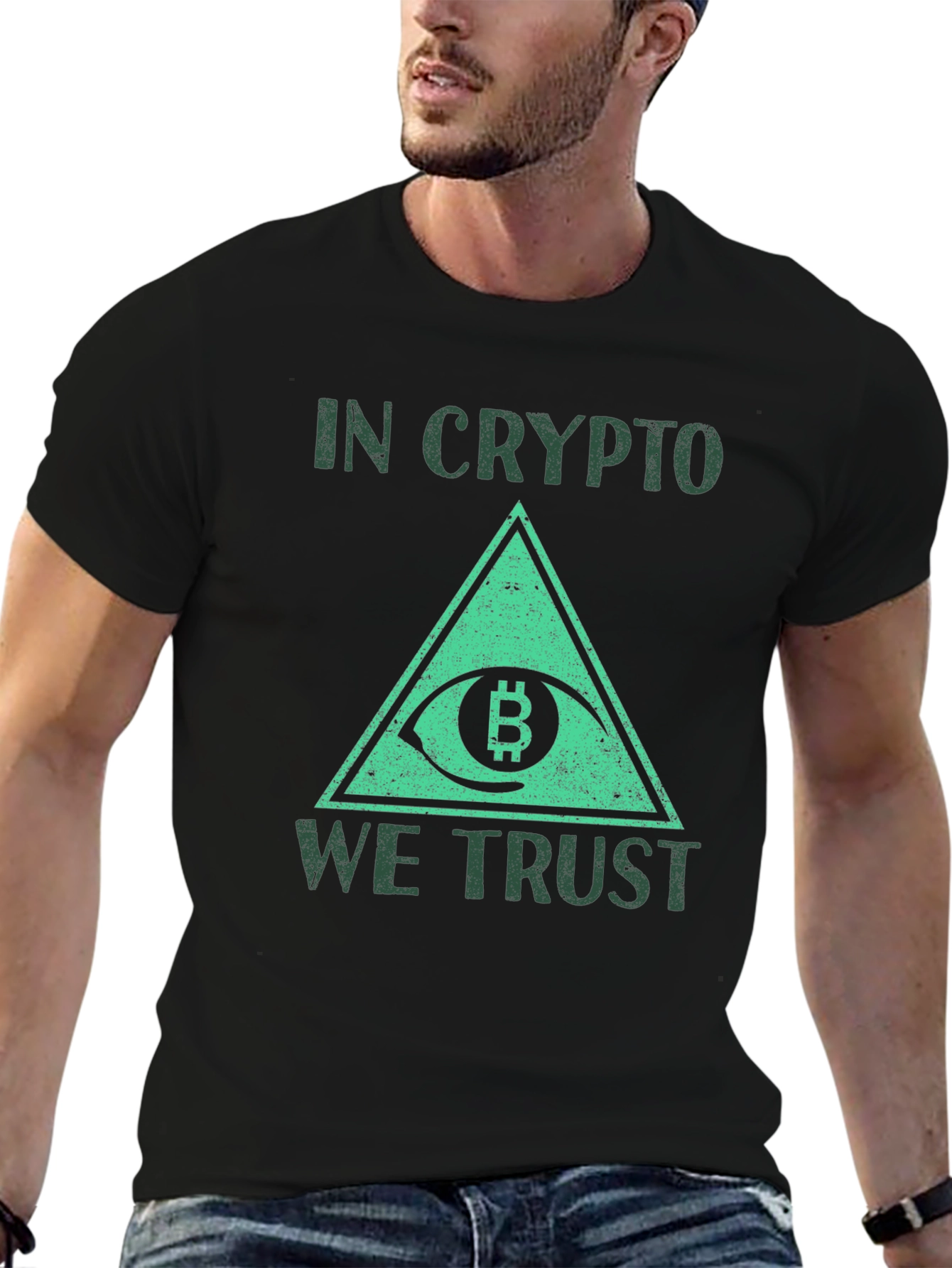 In Crypto We Trust Graphic Tee